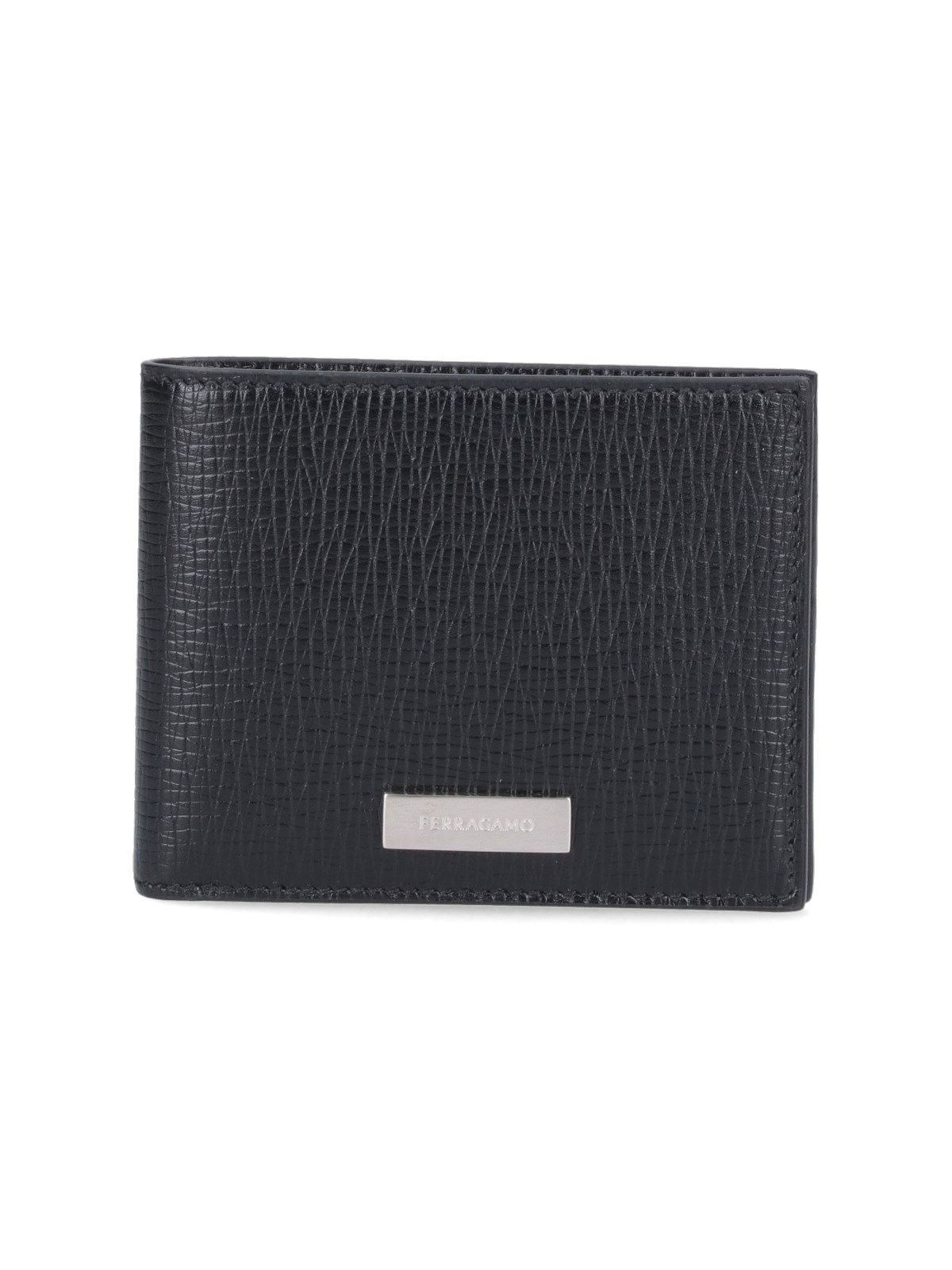 Ferragamo Bi-fold Wallets In Black  