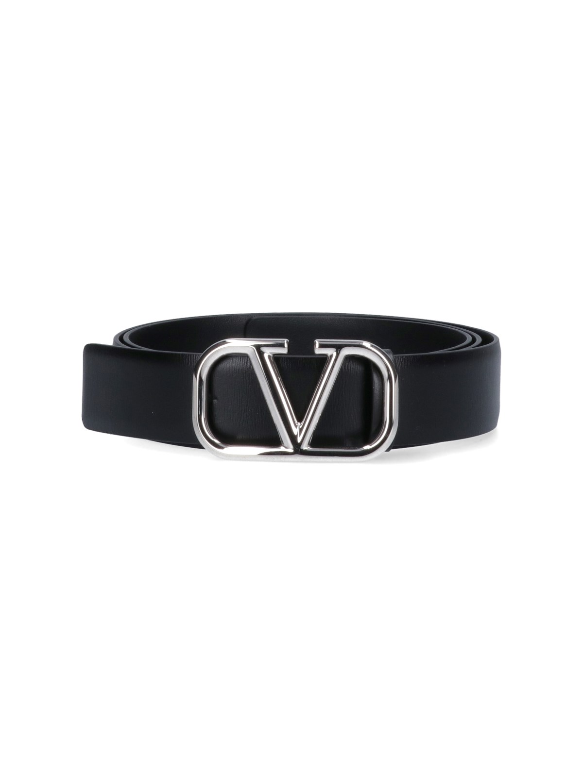 Shop Valentino Vlogo Signature Belt In Black  