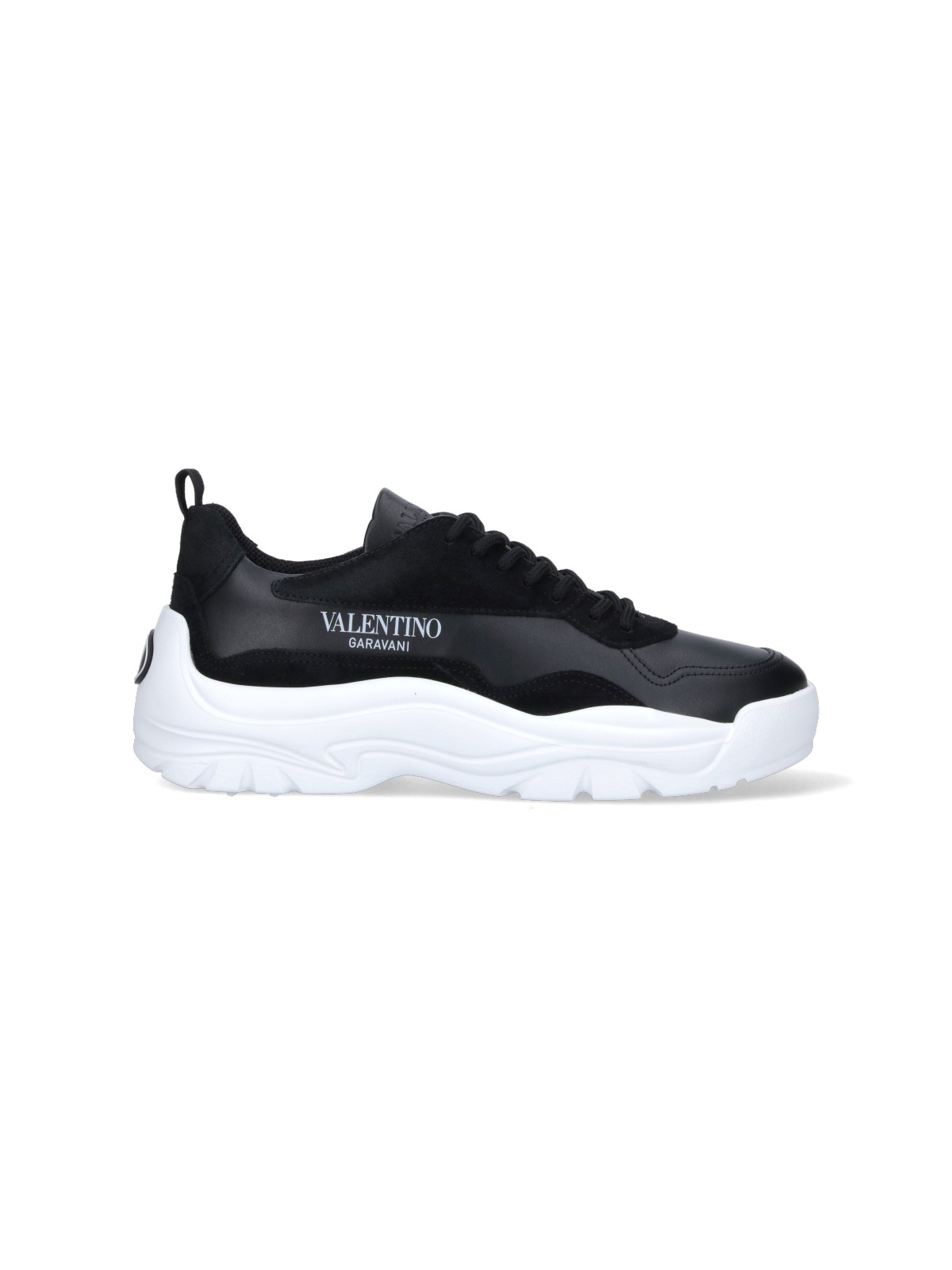 Shop Valentino 'gumboy' Sneakers In Black  