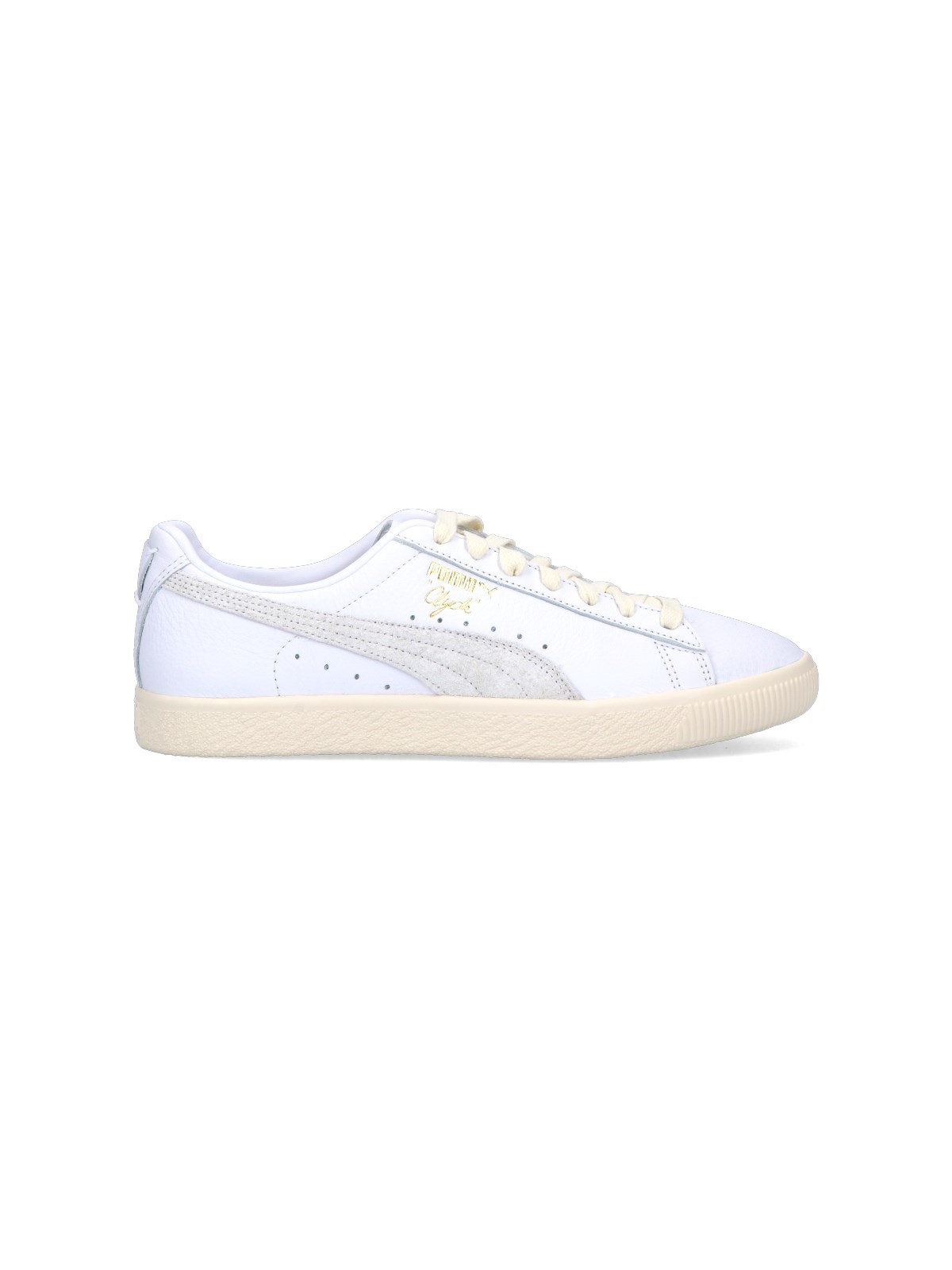 Shop Puma 'clyde' Sneakers In White