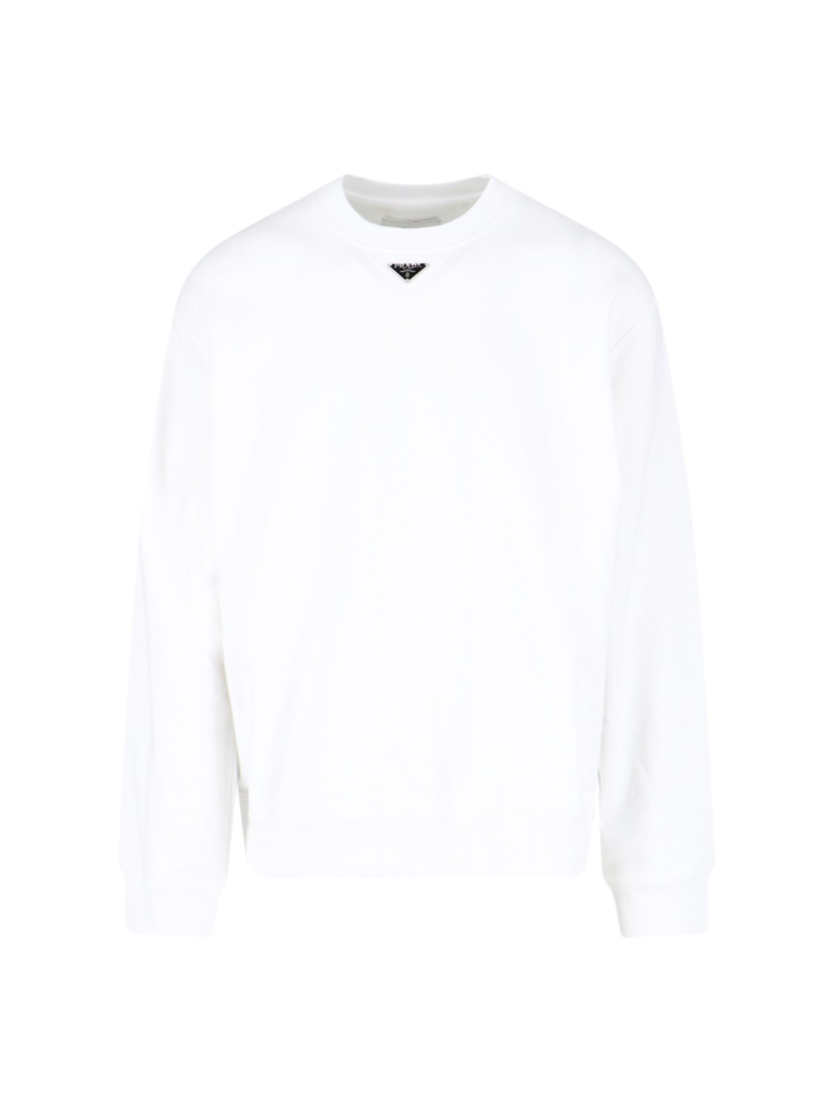 PRADA LOGO CREWNECK SWEATSHIRT