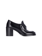 PRADA シルバー ローファー 37 1/2 (24～24.5) シルバー（銀色）系 PRADA(プラダ) ローファー