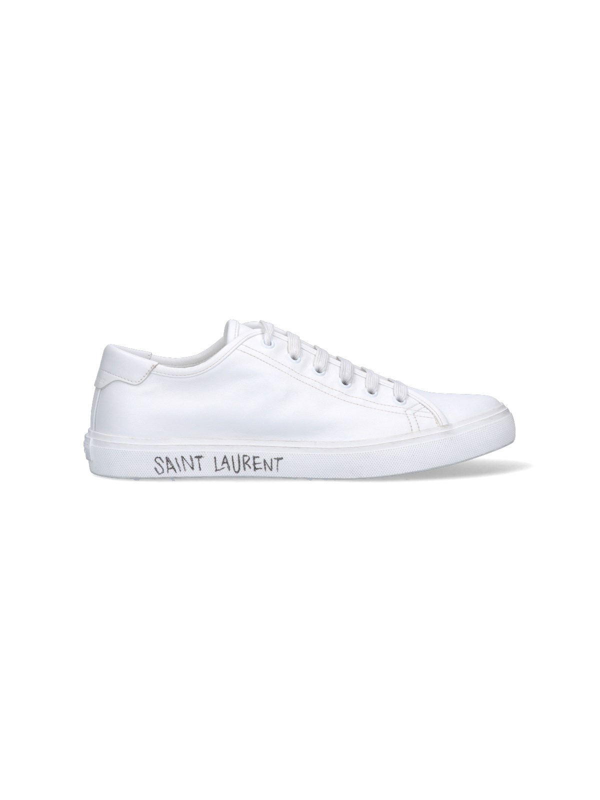 Shop Saint Laurent 'malibu' Sneakers In White