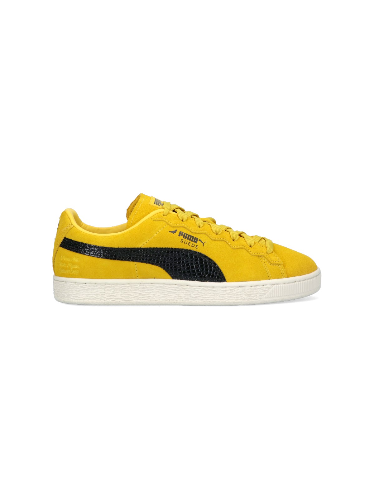 Shop Puma X Staple Suede Low Sneakers In Yellow