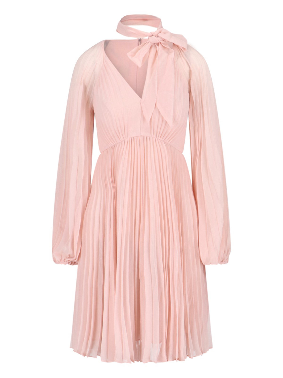 Zimmermann 'sunray Plissè' Midi Dress In Pink