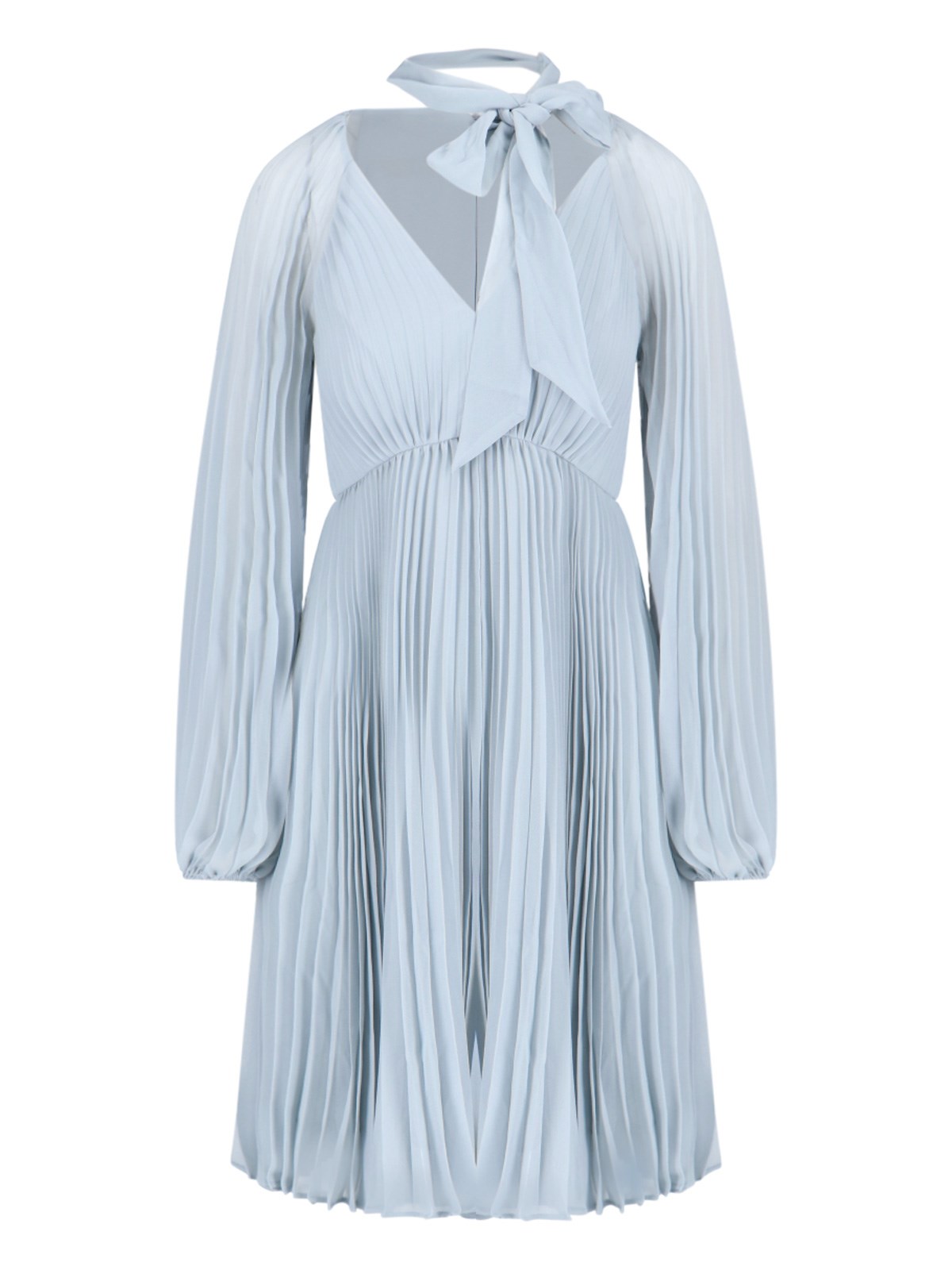 Shop Zimmermann 'sunray Plissè' Midi Dress In Light Blue