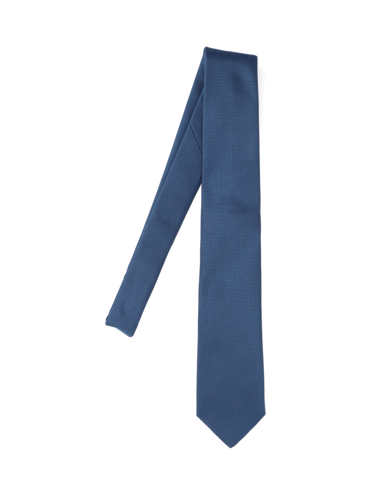 Altea Checked Tie In Blue