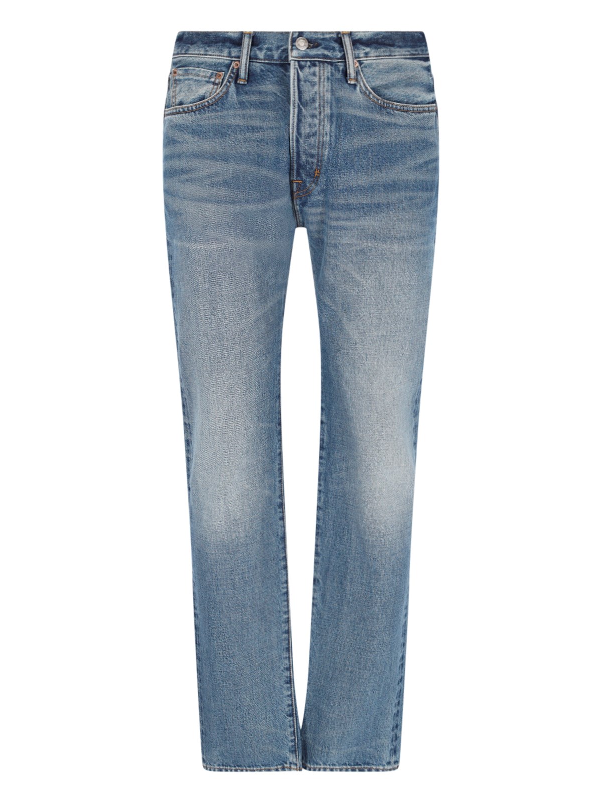 Shop Tom Ford Straight Jeans In Light Blue