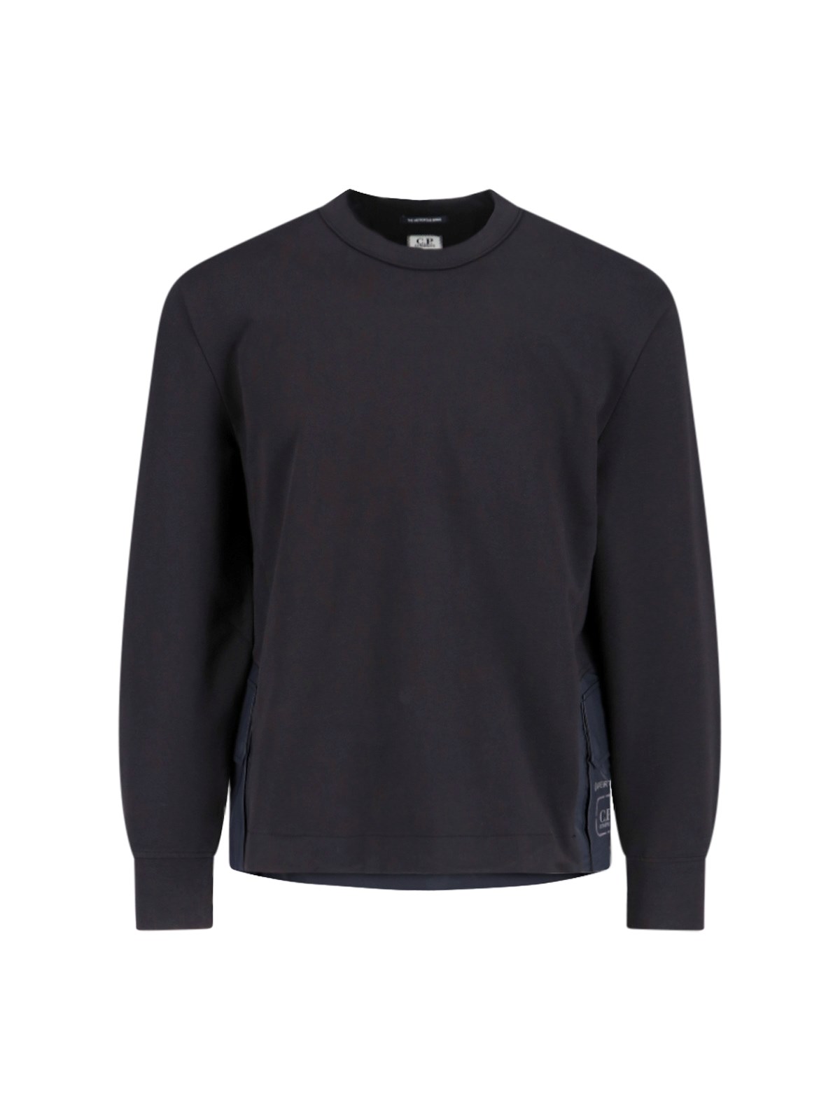 Shop C.p. Company 'metropolis Series' Crew Neck Sweatshirt In Black  