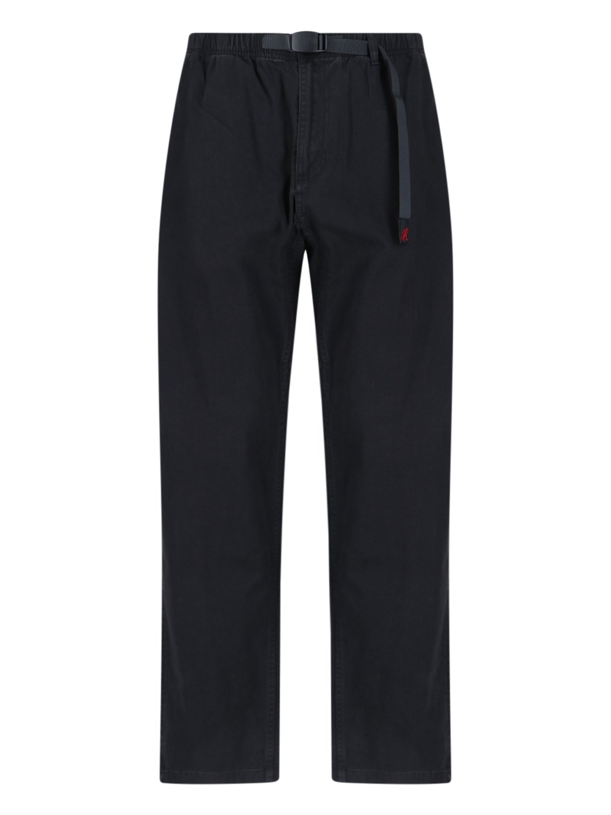 Gramicci Mens Double Navy G Pant Straight Cotton-twill Trousers Xl In Black  