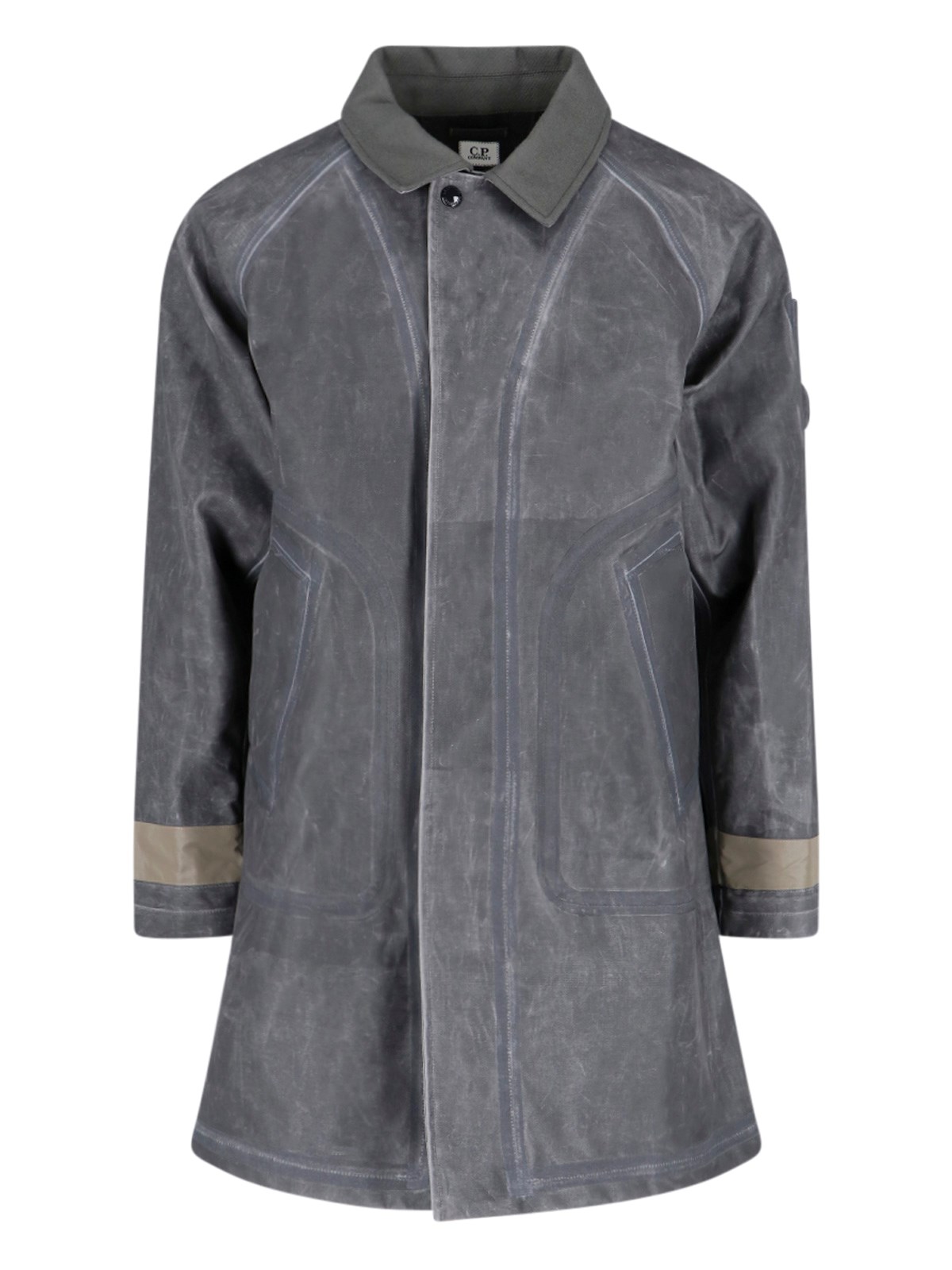 C.p. Company 'toob' Coat In Gray