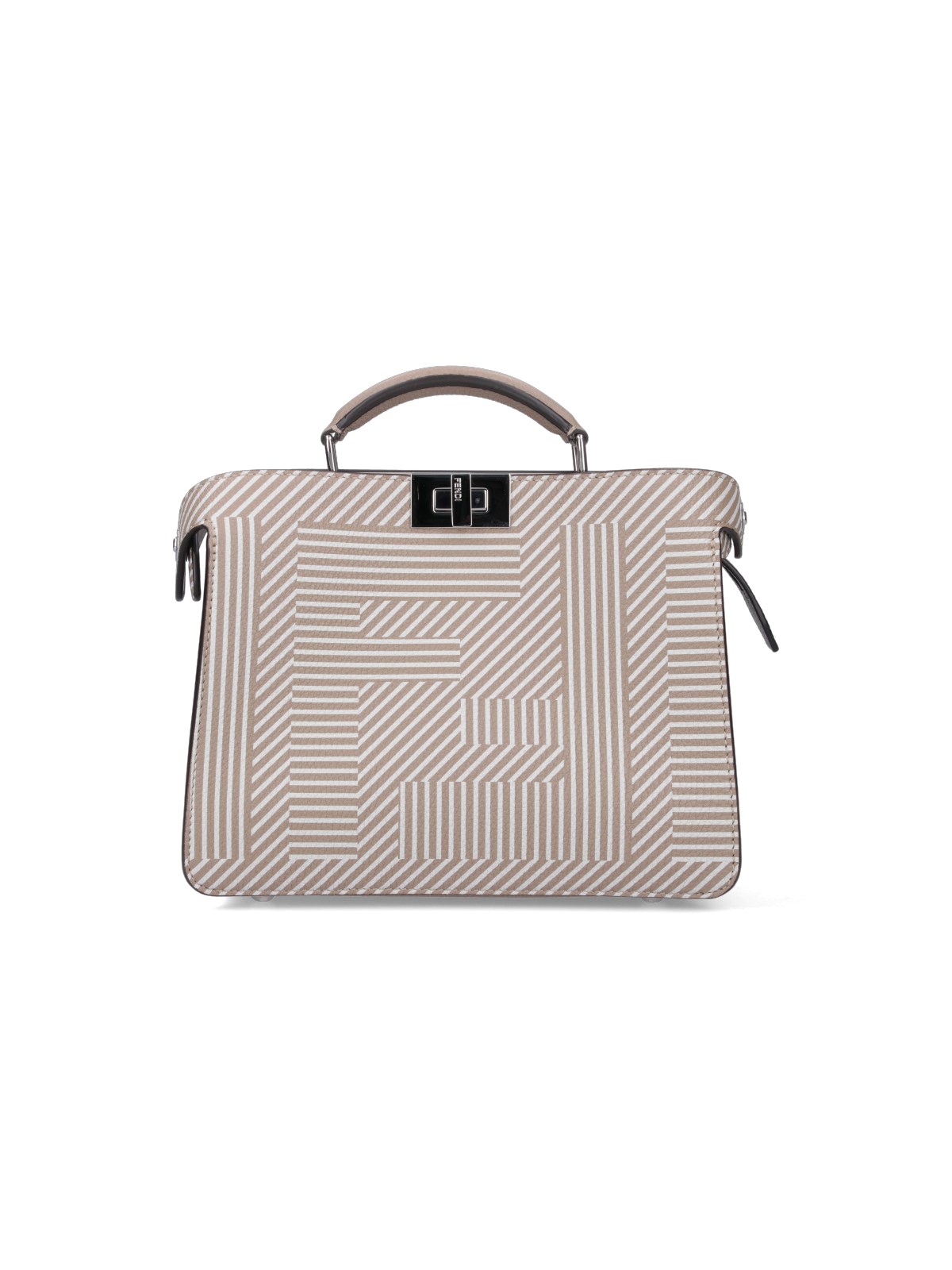 Fendi Mini Bag "peekaboo Iseeu" In Grey