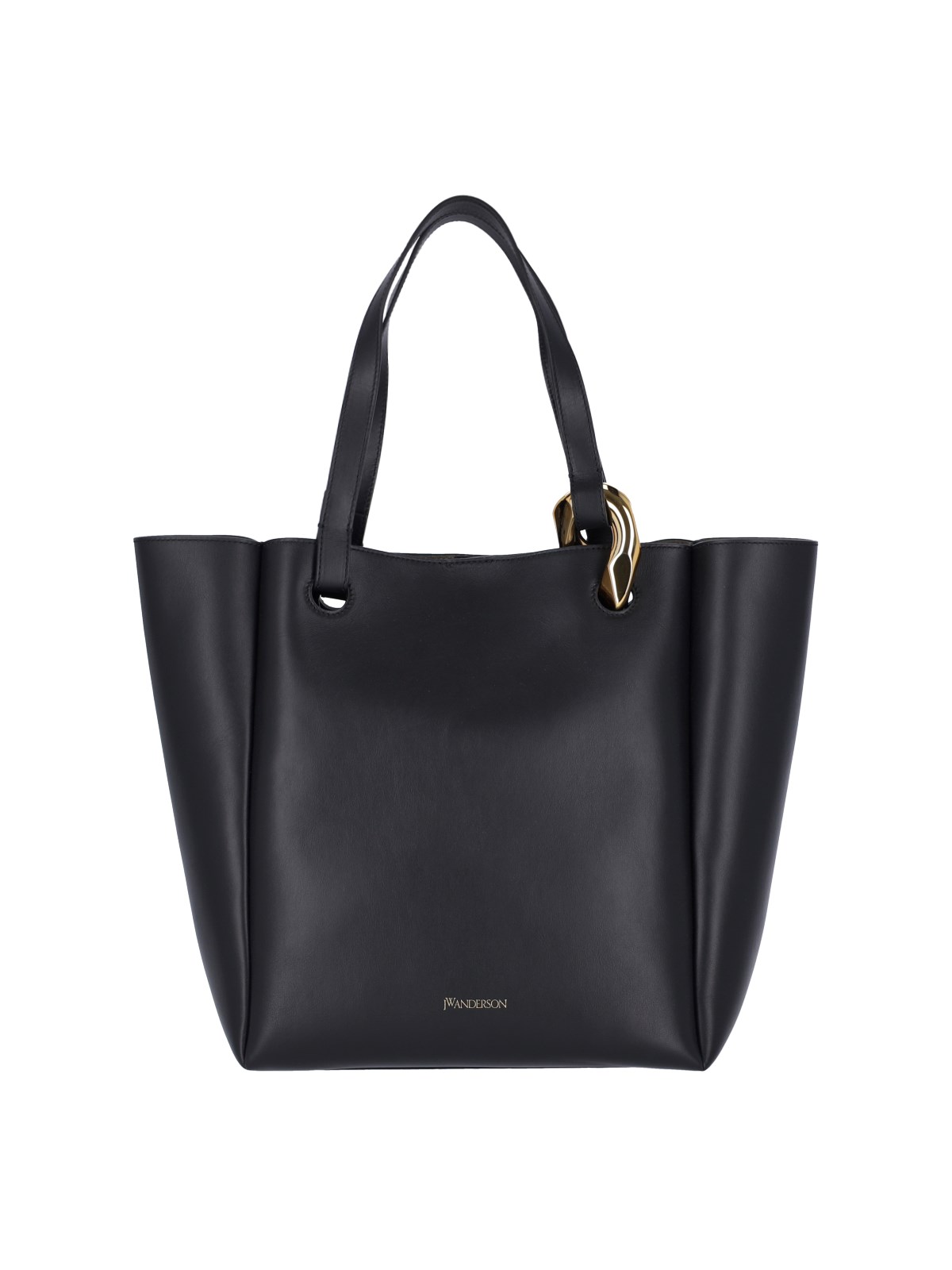 Jw Anderson "chain Cabas" Tote Bag In Black  