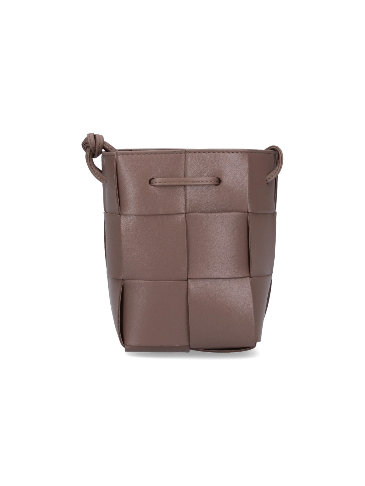 Small Cassette Cross-Body Bucket in brown - Bottega Veneta