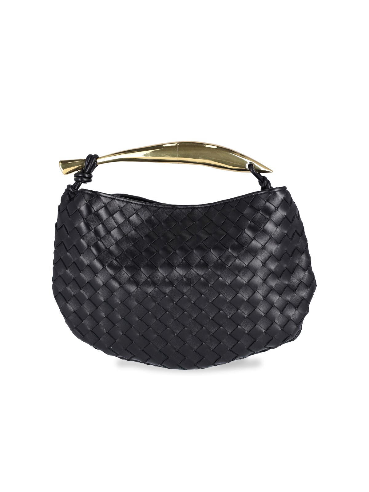 Shop Bottega Veneta 'sardine' Handbag In Black  