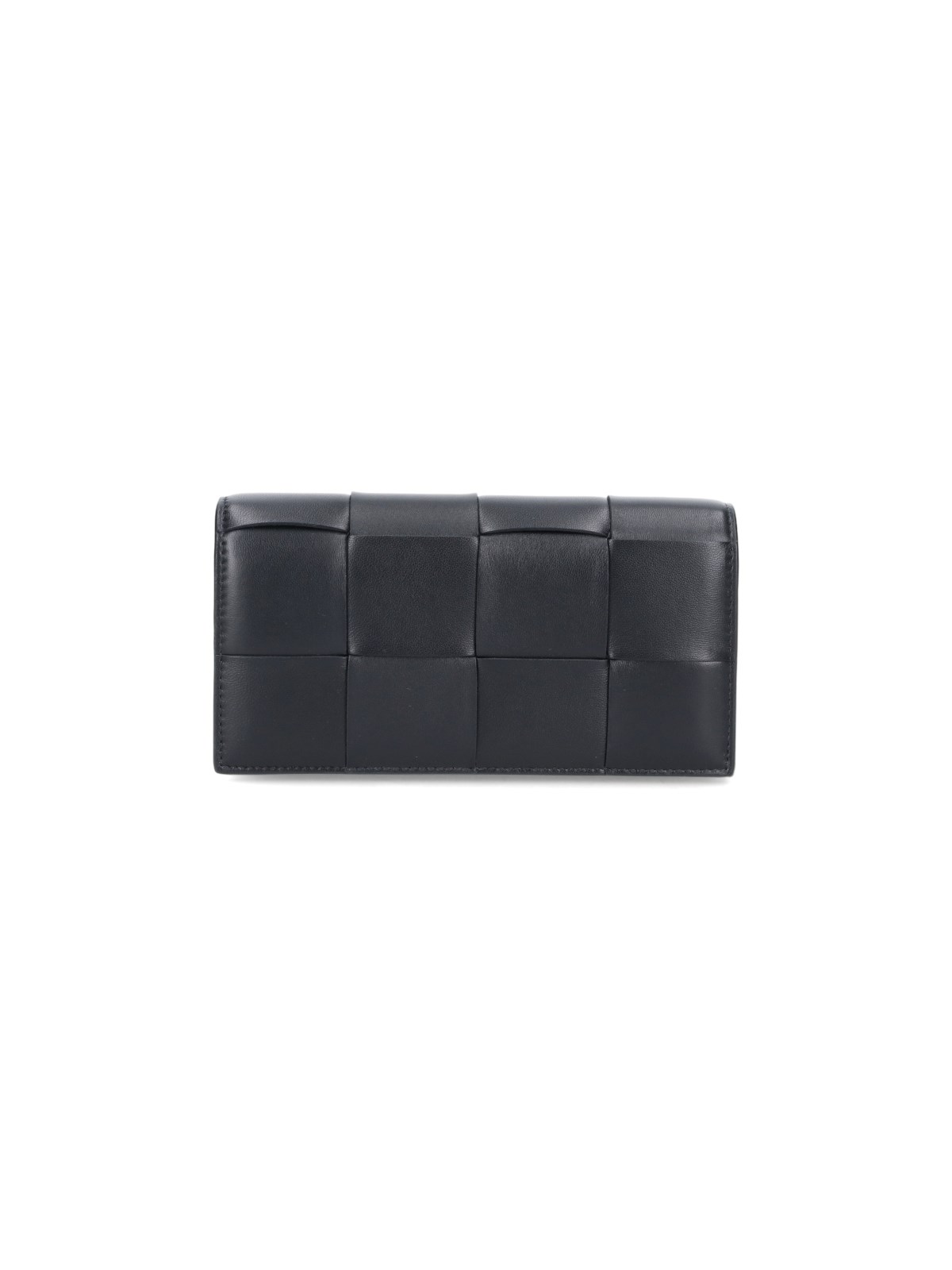 Bottega Veneta "tapetapes" Large Wallet In Black  