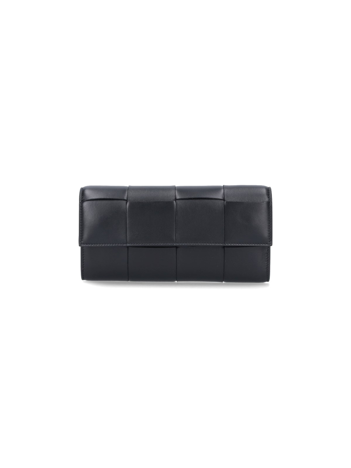 Bottega Veneta Zipped Wallet In Black  