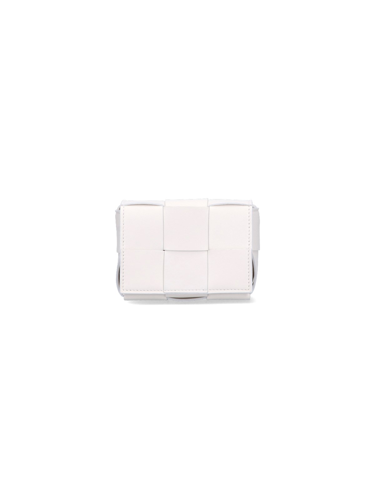 Bottega Veneta 'intrecciato' Mini Bag In White