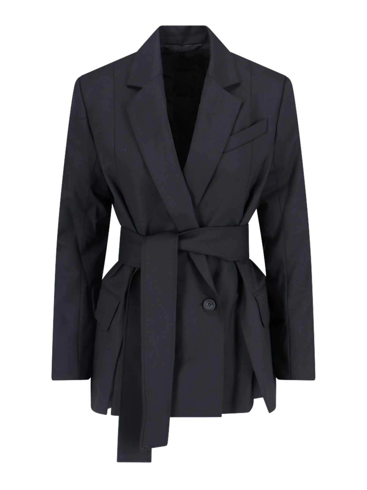 Shop Eudon Choi Double-breasted Blazer In Black  