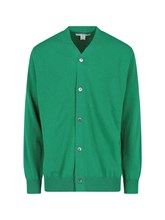 y*a様 comme des garçon shirt wool cardiga Comme Des Garçons Play Wool Cardigan | Blue | FARFETCH