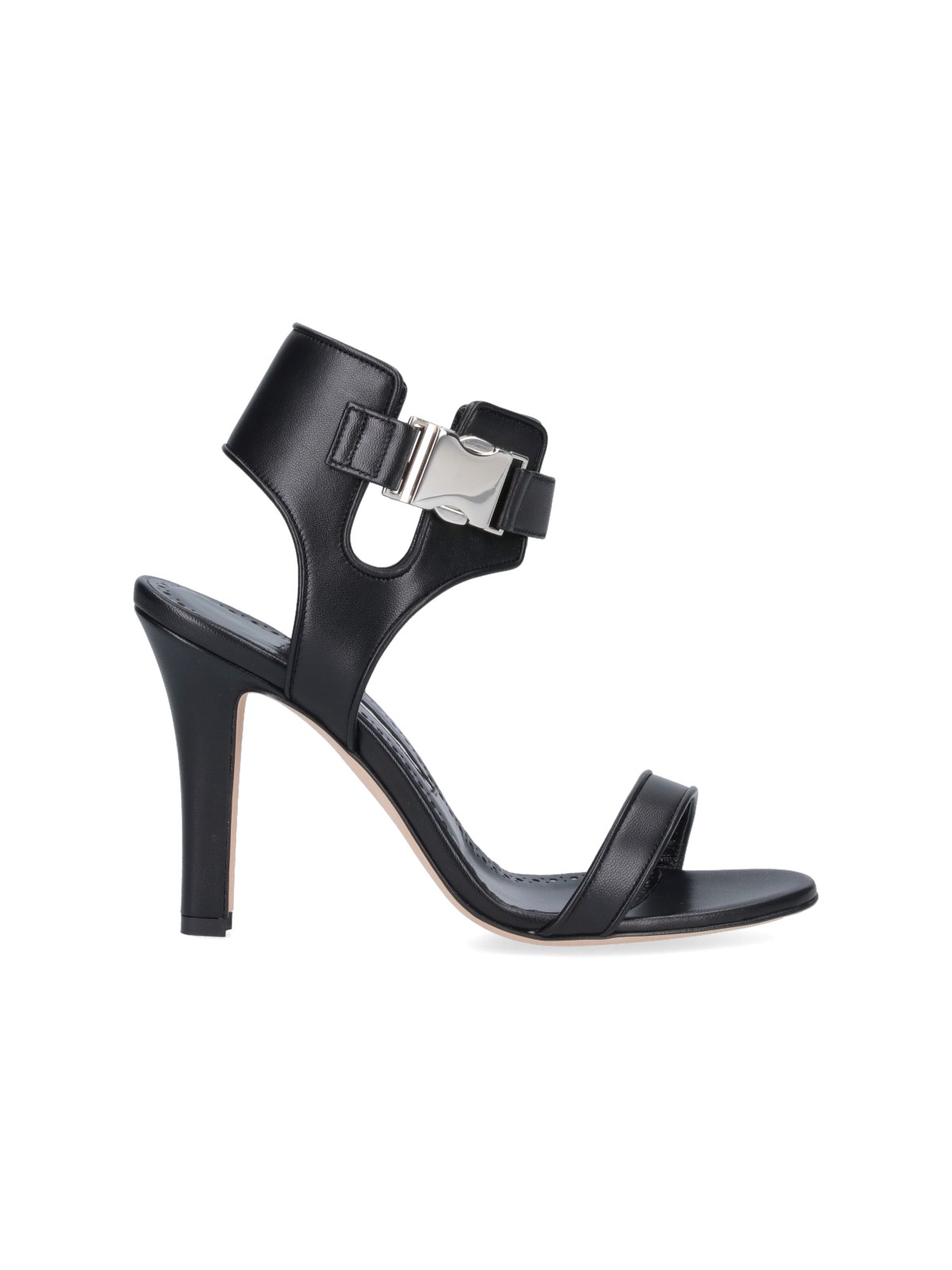 Manolo Blahnik Pollux Heeled Sandals In Black  