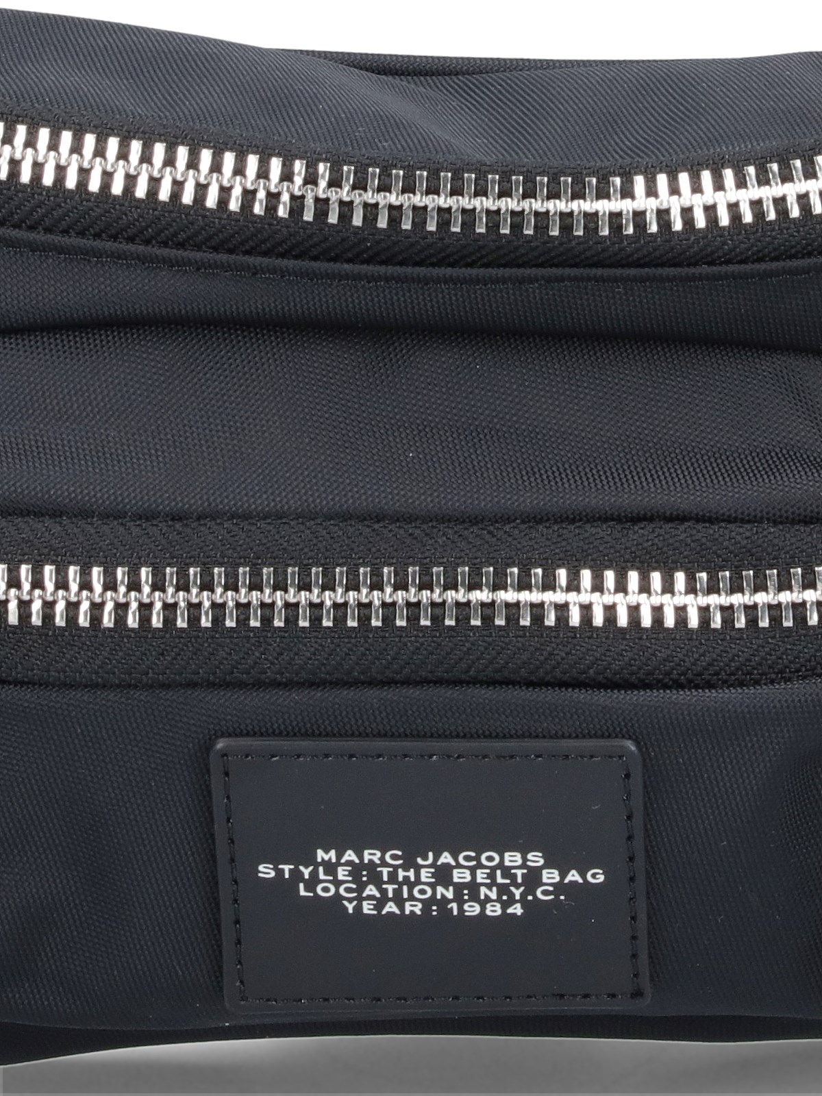 Marc Jacobs The Biker logo-patch Belt Bag - Grey