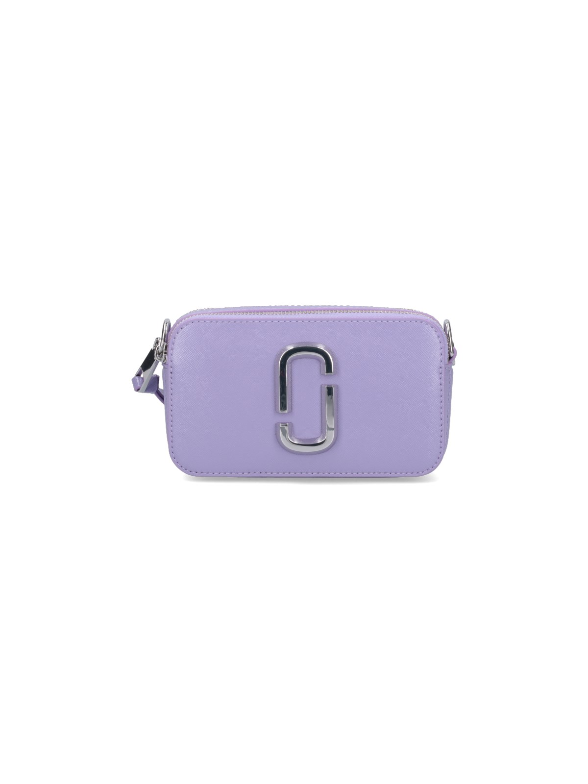 Snapshot leather crossbody bag Marc Jacobs Purple in Leather