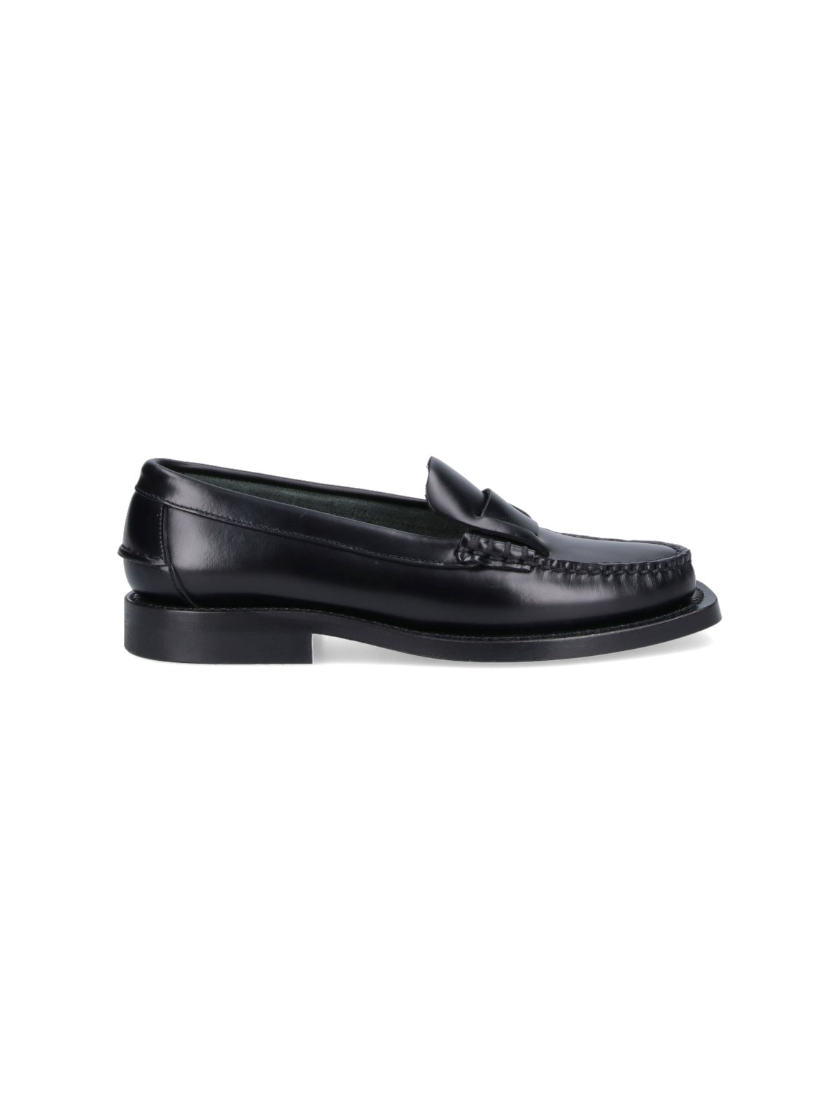 Shop Hereu 'sineu' Loafers In Black  
