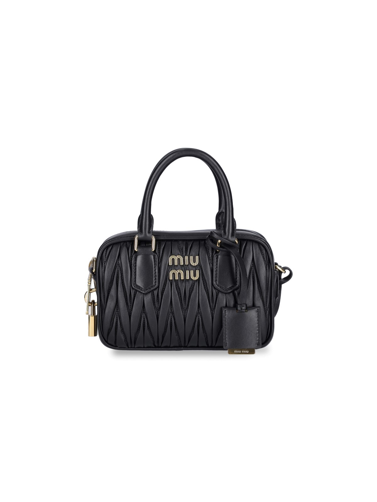 miu miu ブラック ボストンバッグ 楽天市場】◇ミュウミュウ MIU MIU◇ ボストンバッグ/レザー/黒