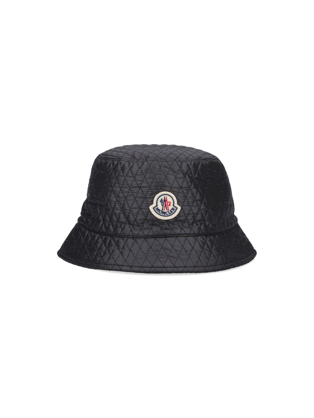 Shop Moncler Logo Bucket Hat In Black  