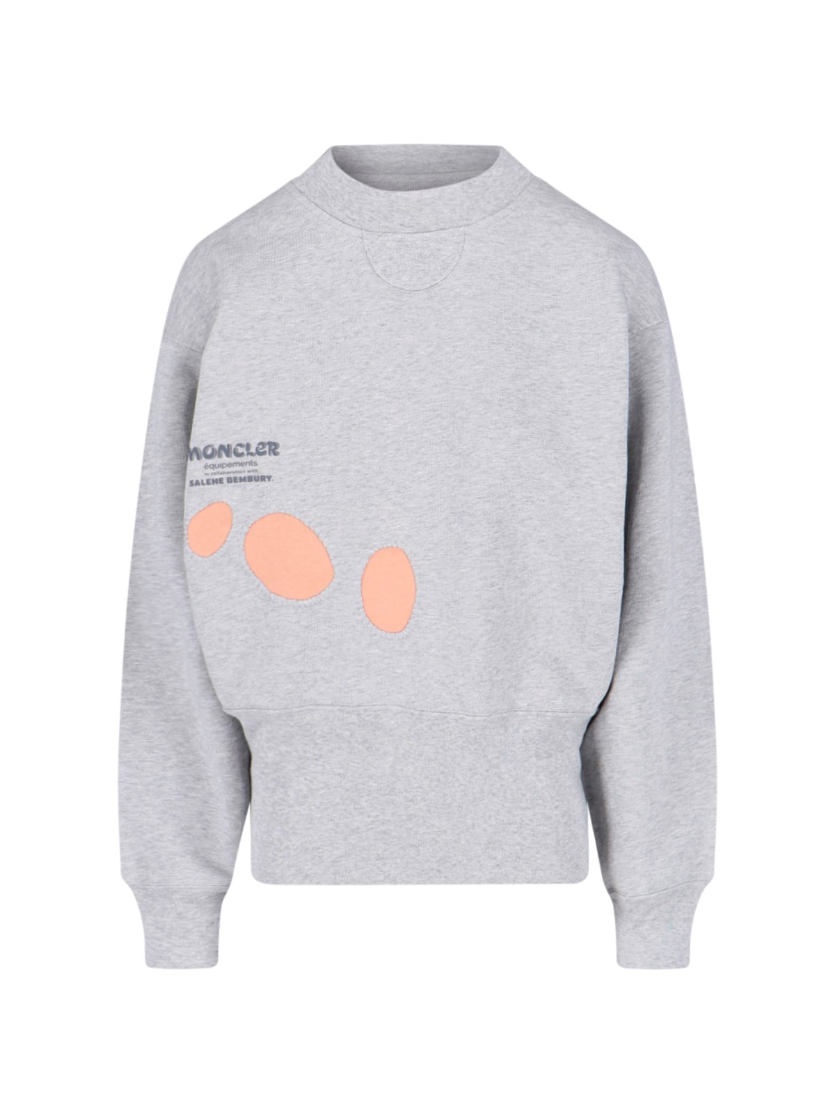 Moncler Genius X Salehe Bembury Crewneck Sweatshirt In Grey