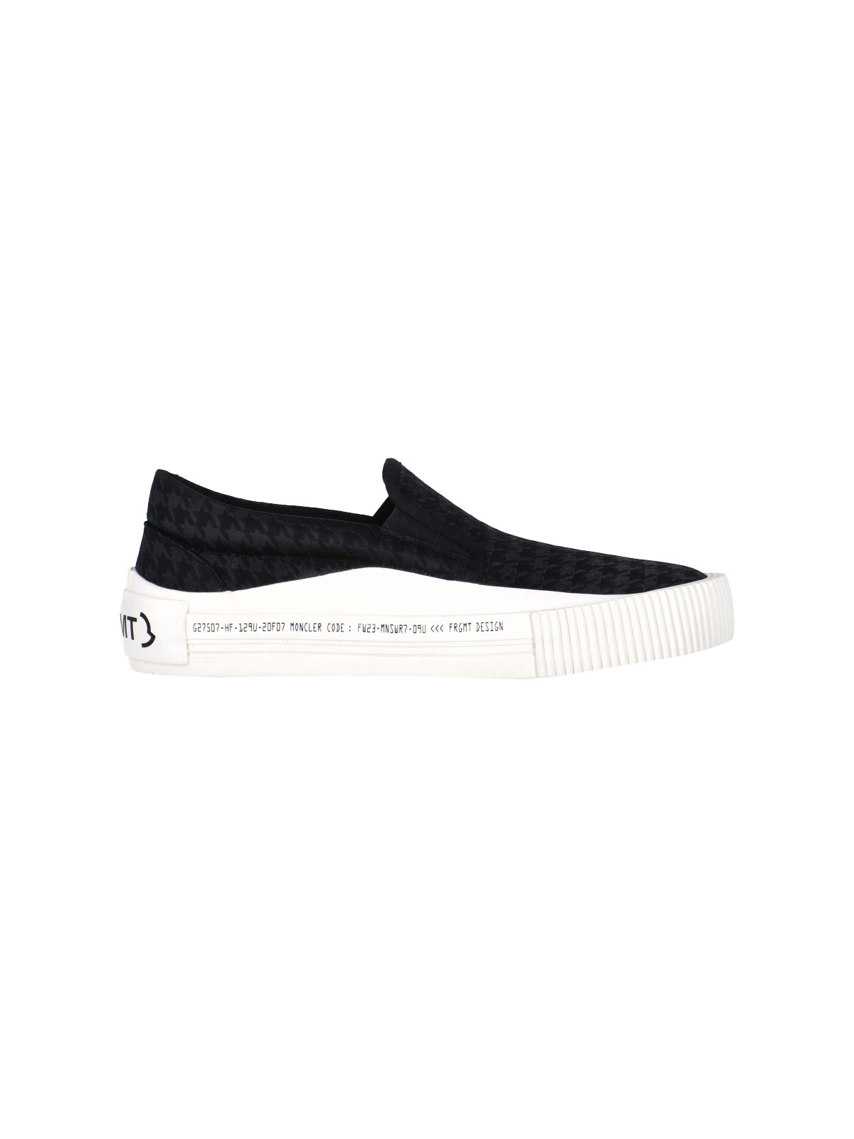 Shop Moncler Genius X Frglast "vulcan" Sneakers In Black  