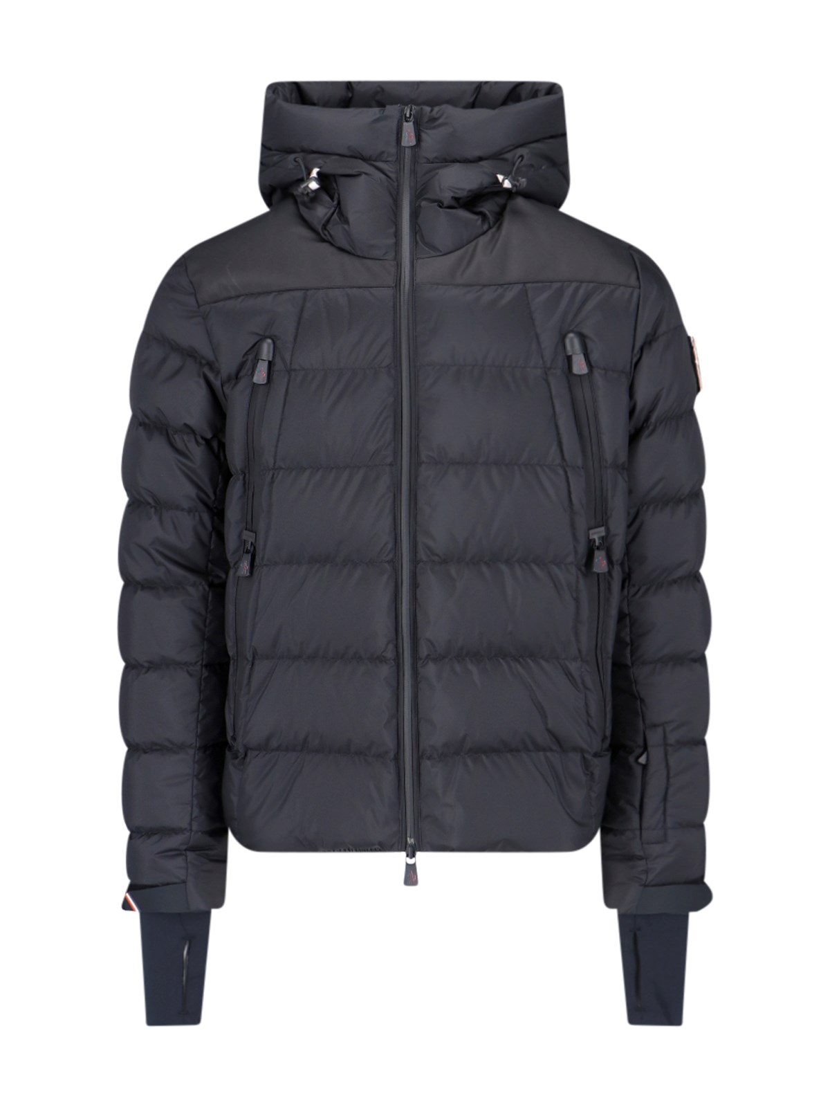 Moncler Camurac Quilted Down Ski Jacket In Black  