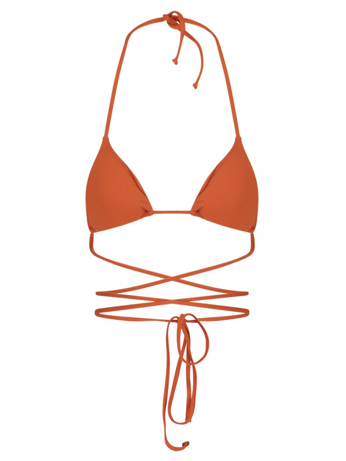 Matinee 'camille' Bikini Top Sugar Capsule In Orange