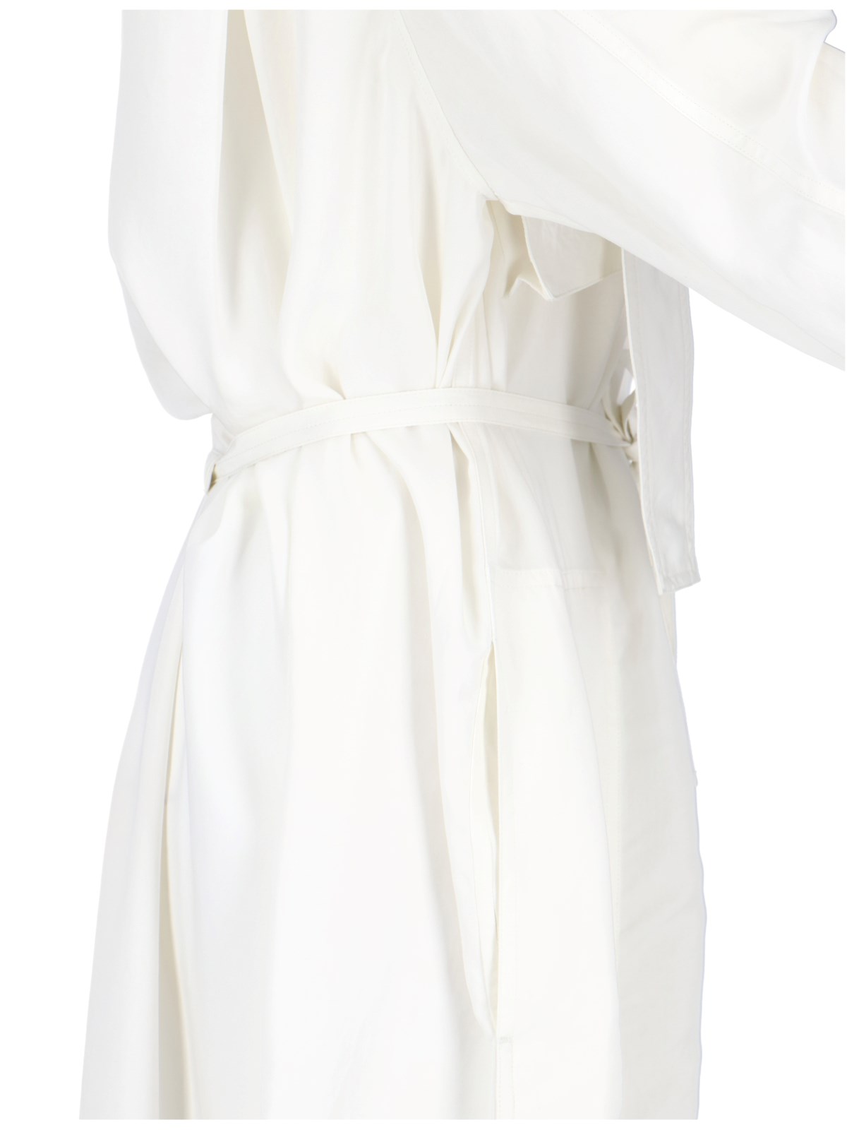 オールインワン・サロペット Lemaire White Fabric Maxi Shirt Dress DR1094_LF1207_WH014_1_cecf0232