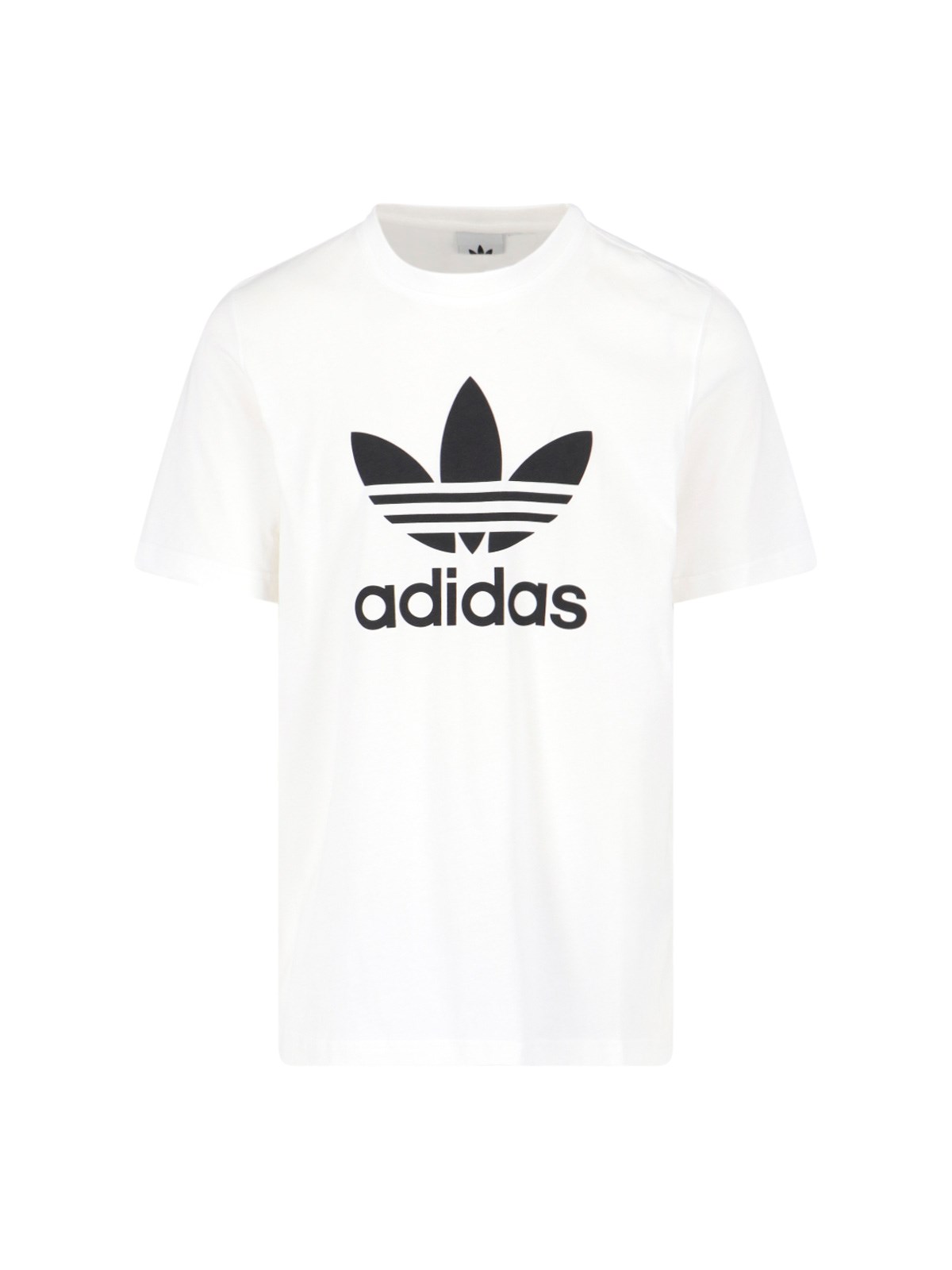Adidas Originals Alphabet Printing Casual Breathable Sports Short Sleeve White In White
