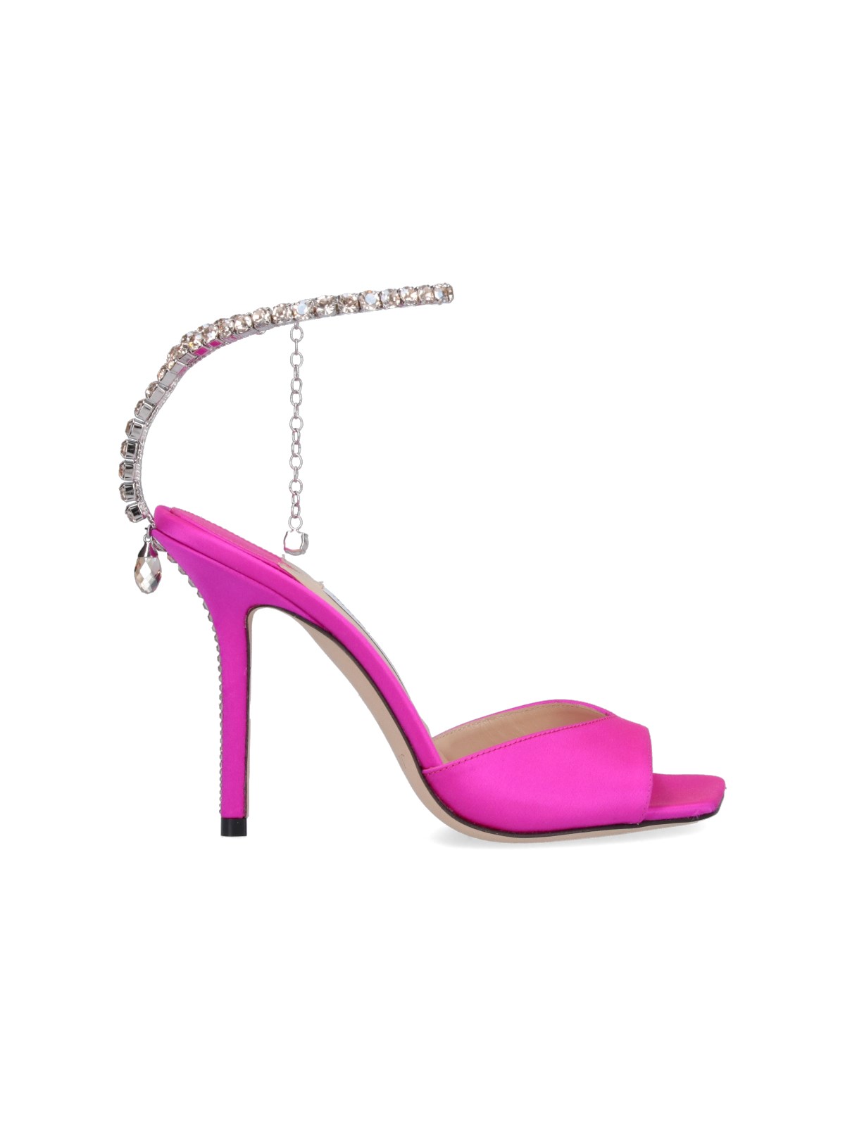 Shop Jimmy Choo "saeda 100" Sandals In Pink