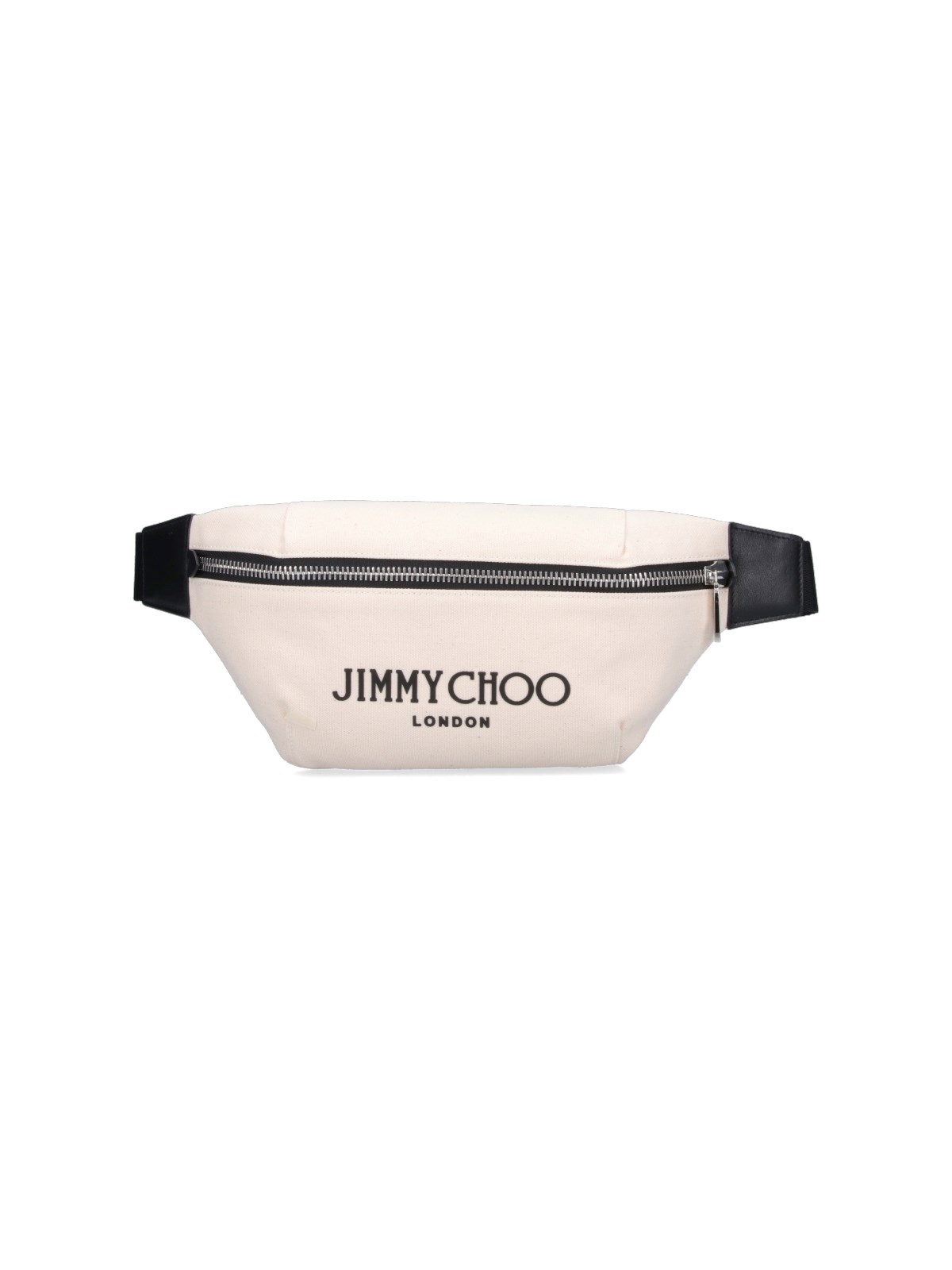 Shop Jimmy Choo "finsley" Belt Bag In Cream