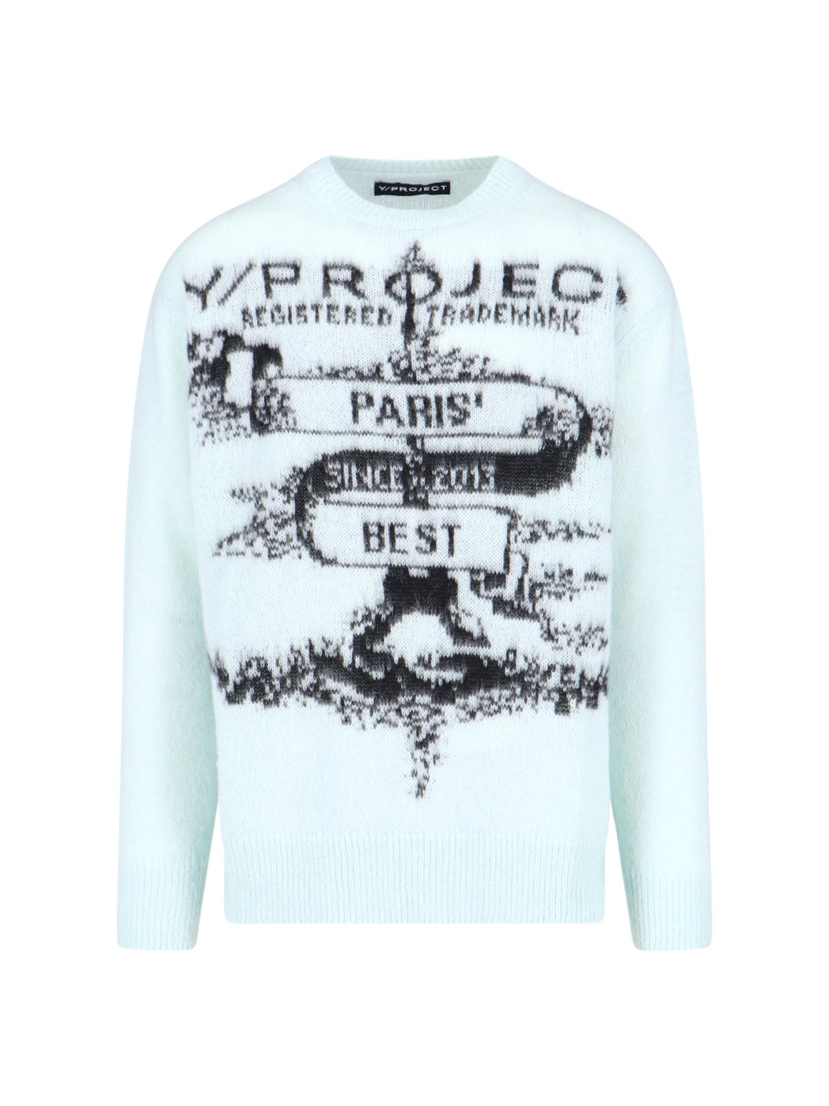 Y/PROJECT 'PARIS BEST' CREW NECK SWEATER