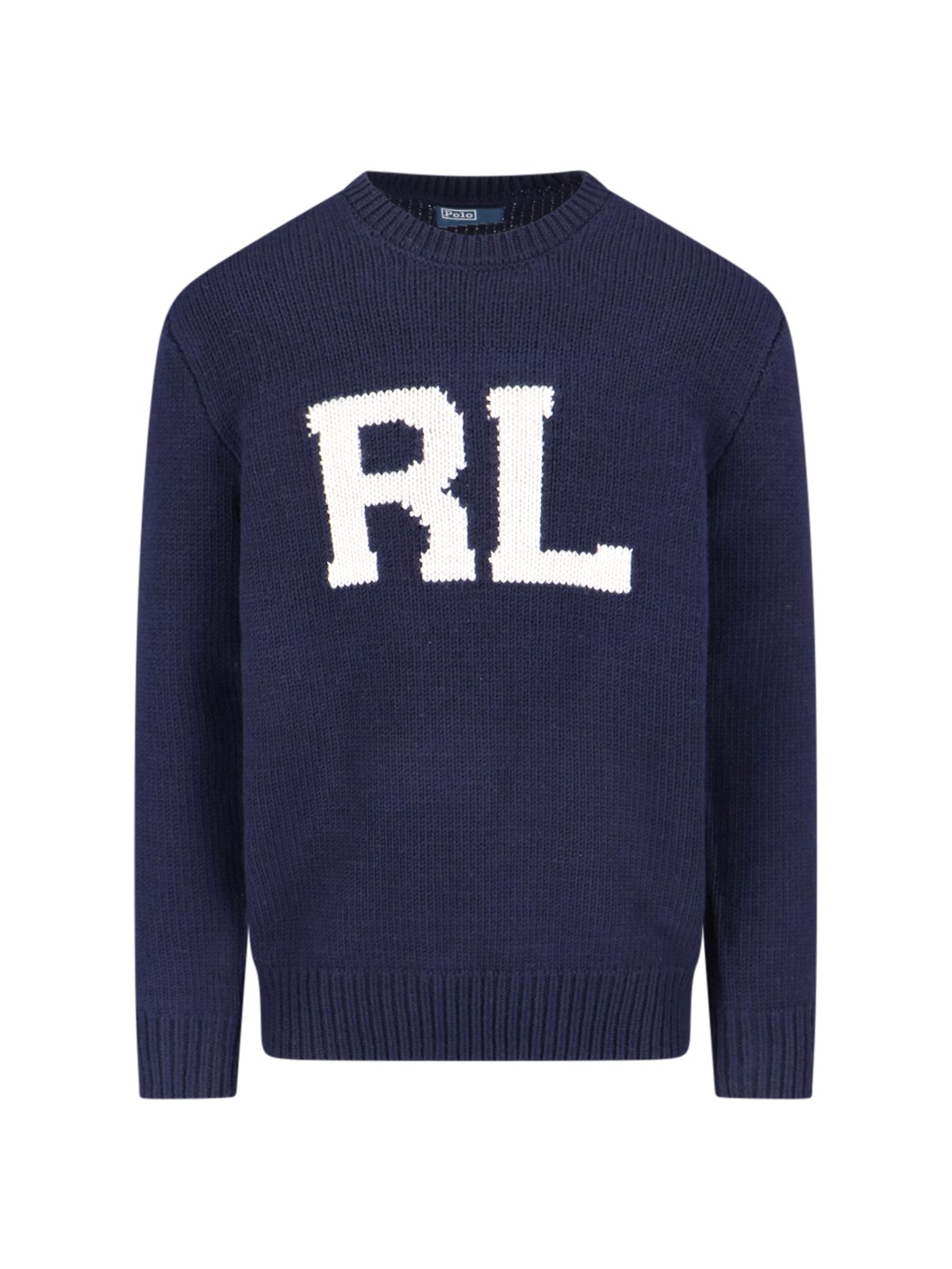 Polo Ralph Lauren Logo Sweater In Blue