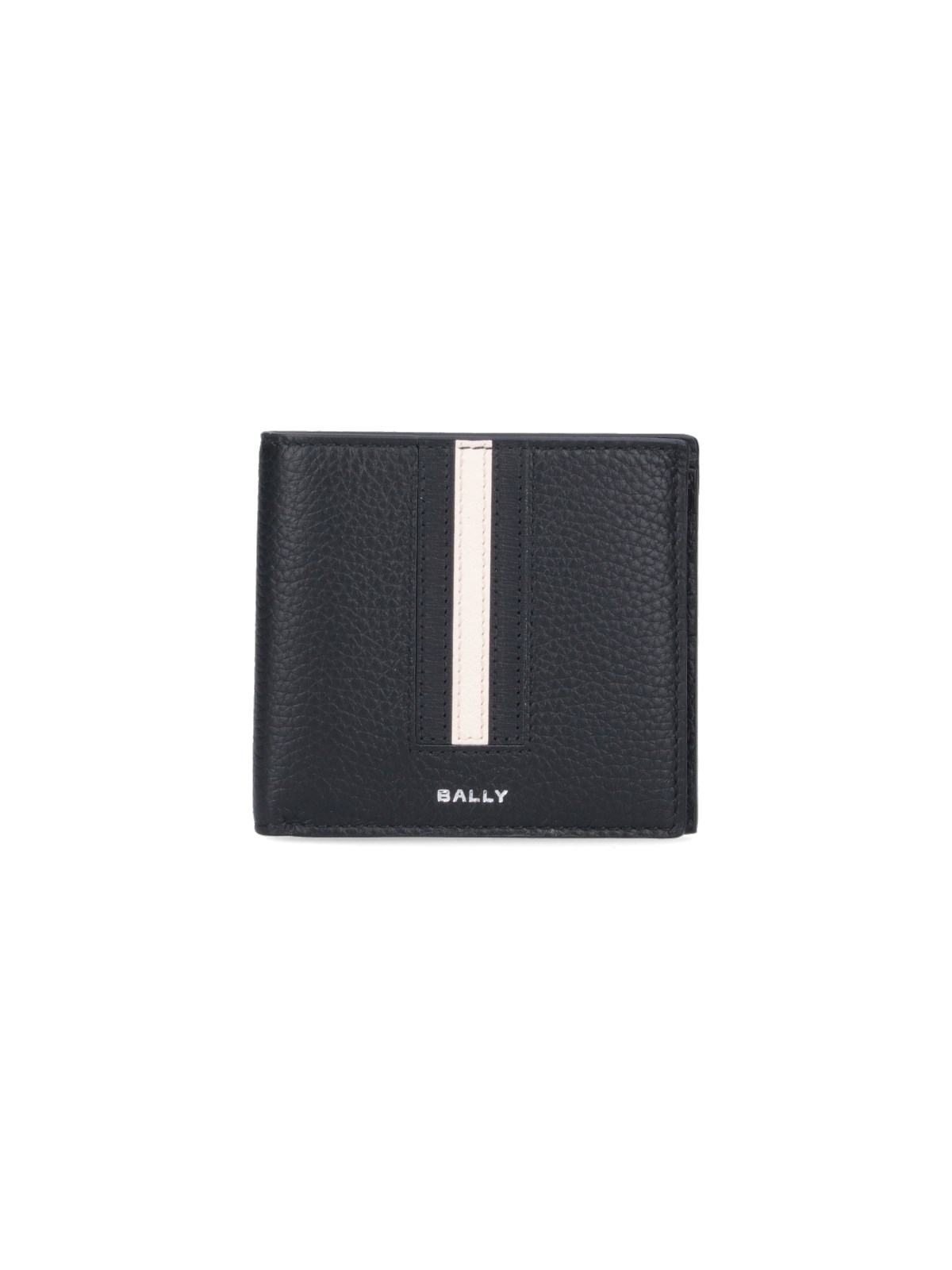 Shop Bally Bi-fold Logo Wallet In Black  