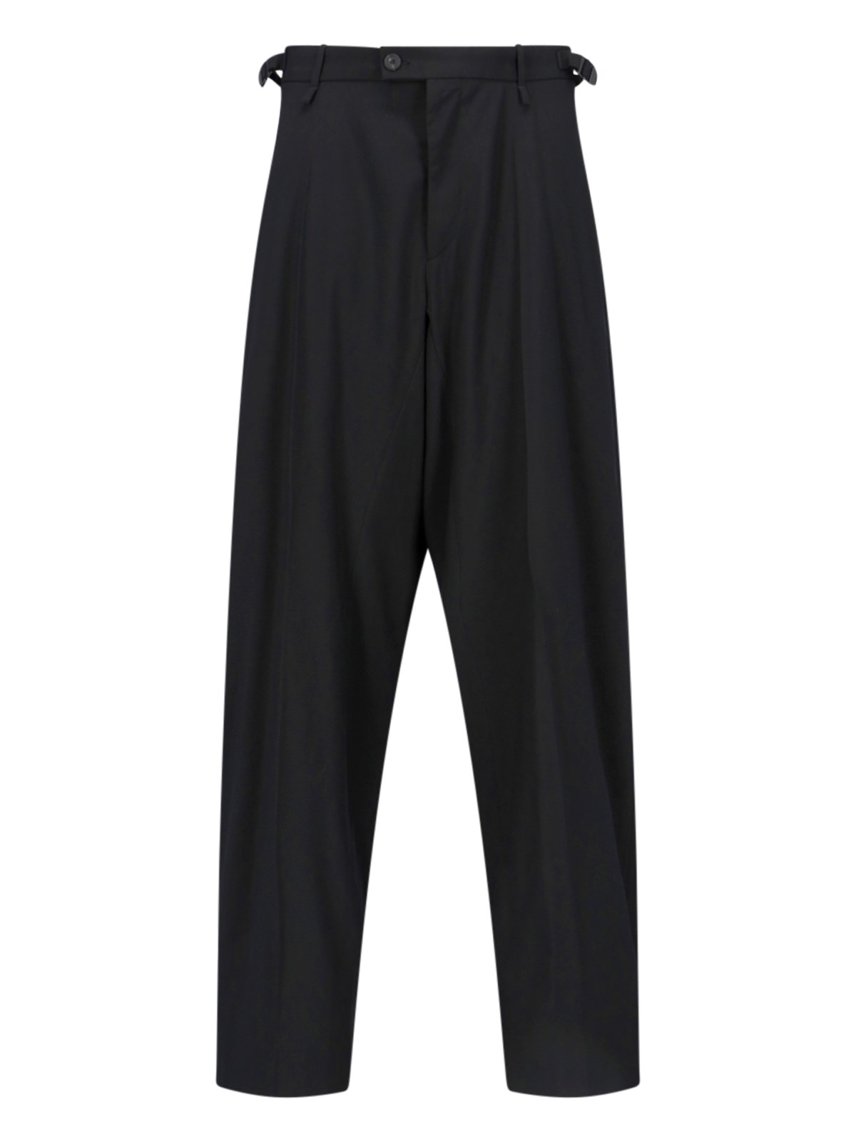 Shop Balenciaga Pinces Pants In Black  