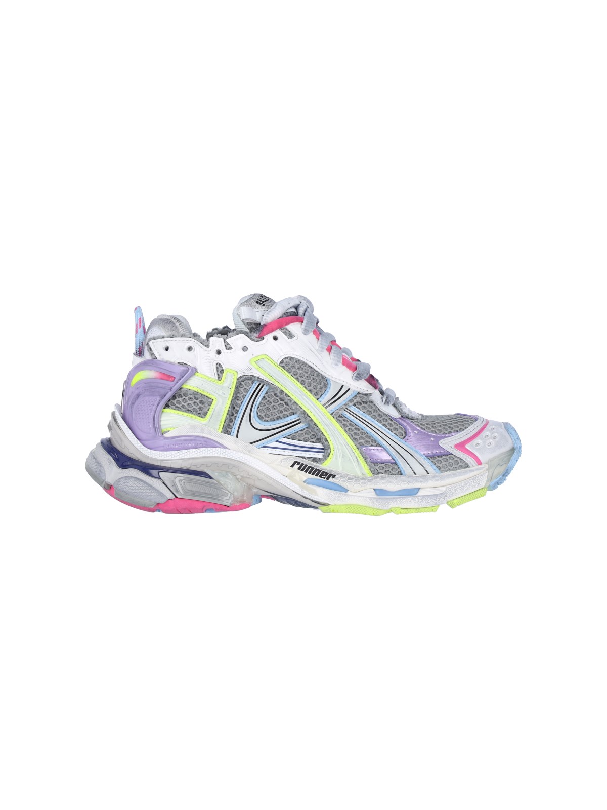 Balenciaga Runner Low-top Sneakers In Gray