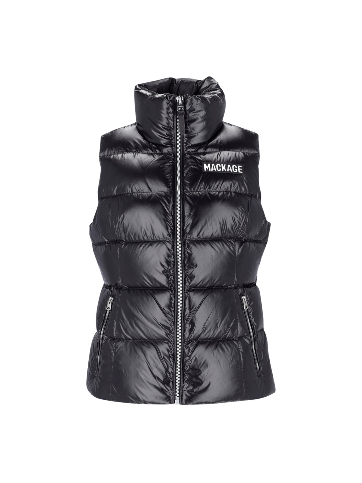 Shop Mackage 'chaya' Padded Vest In Black  