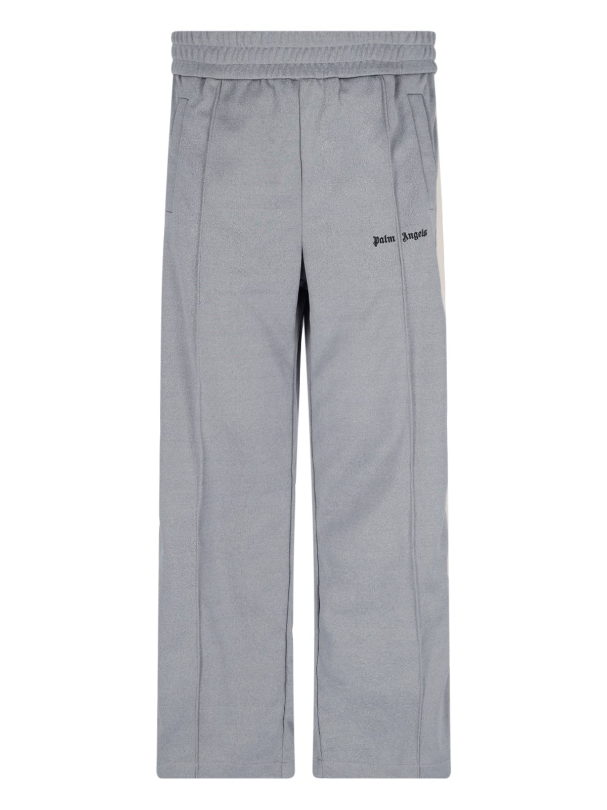 Palm Angels Logo Sports Pants In Gray