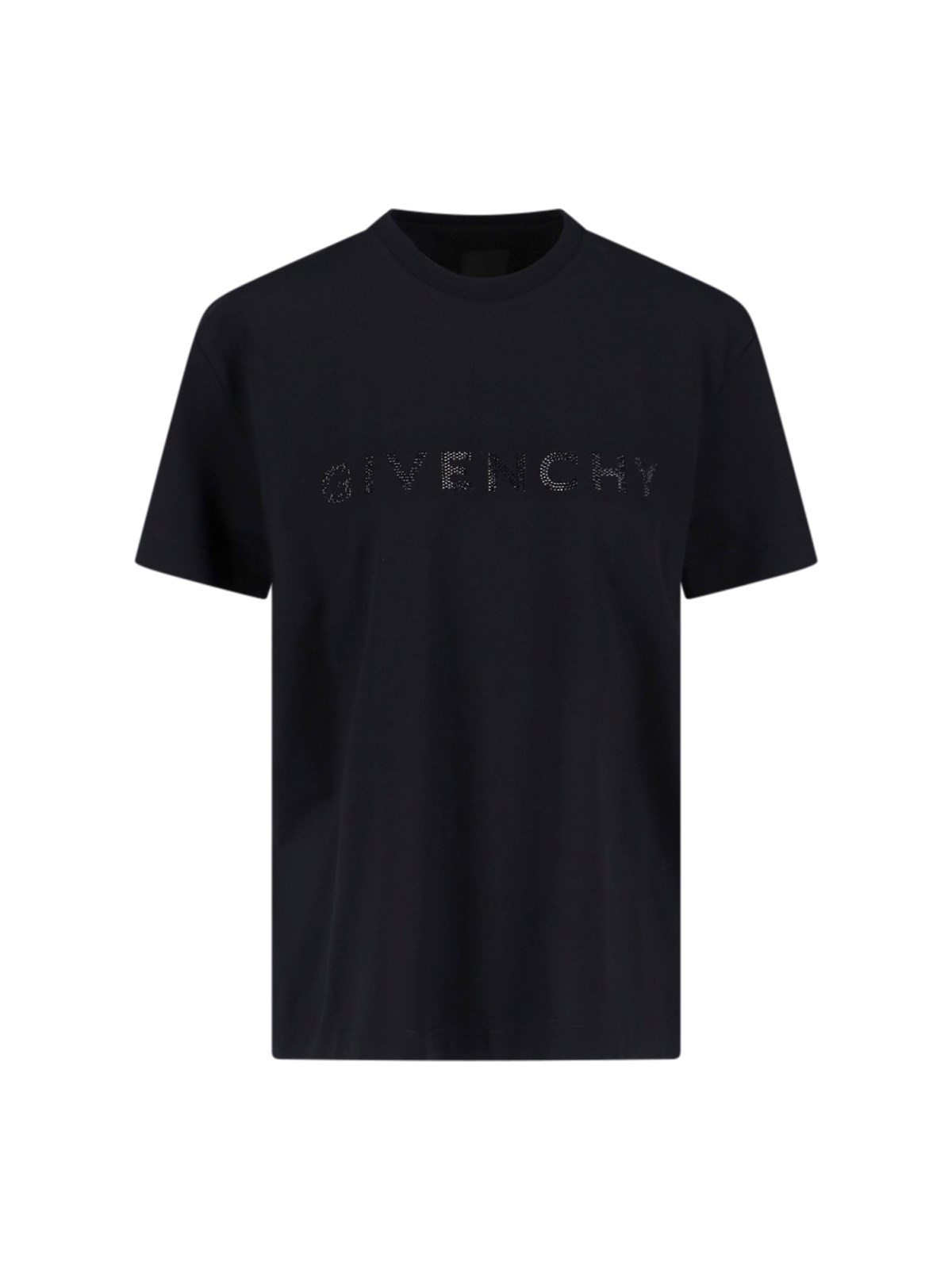 Shop Givenchy Logo T-shirt In Black  