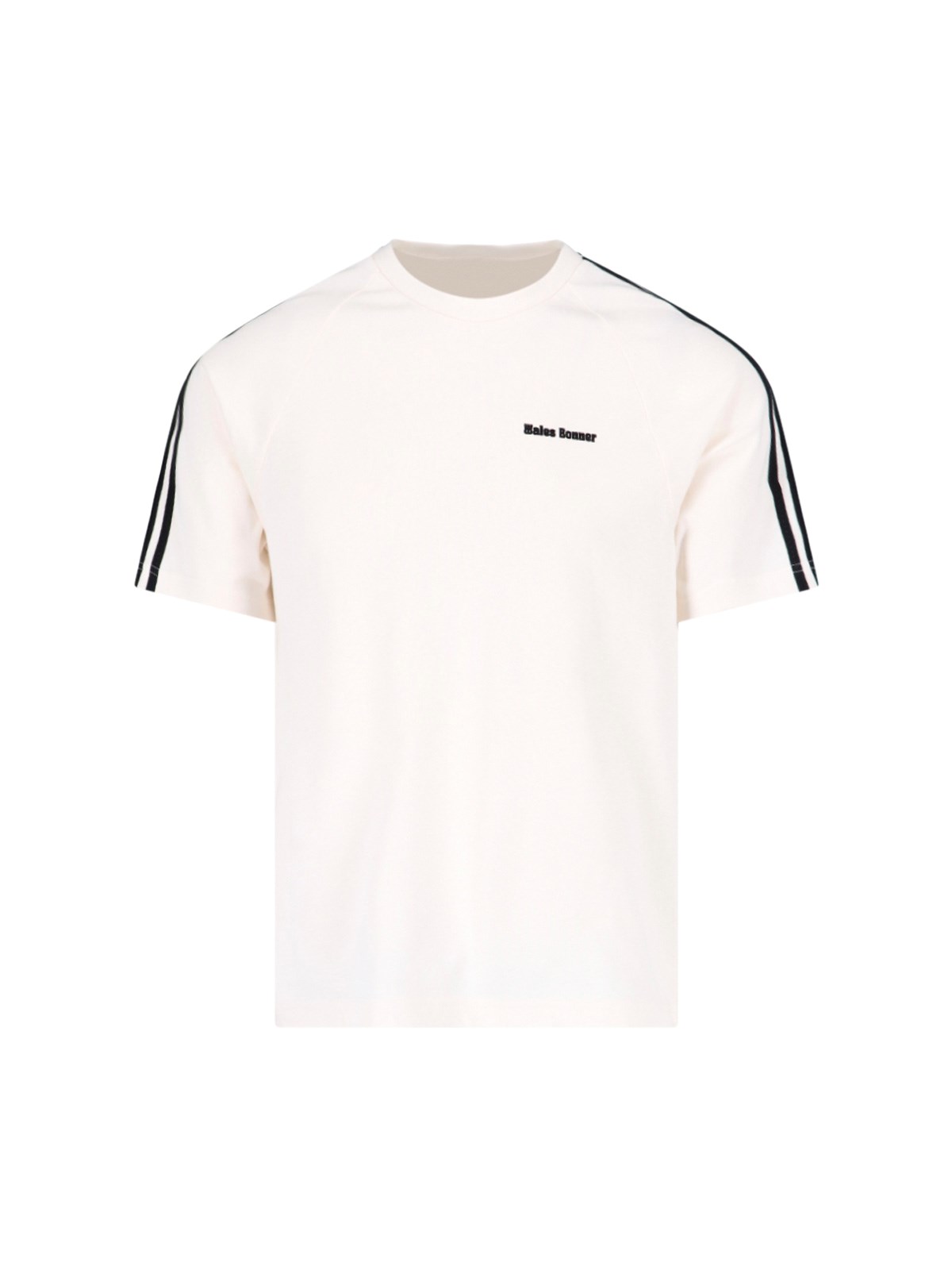 Shop Adidas X Wales Bonner Logo T-shirt In Cream
