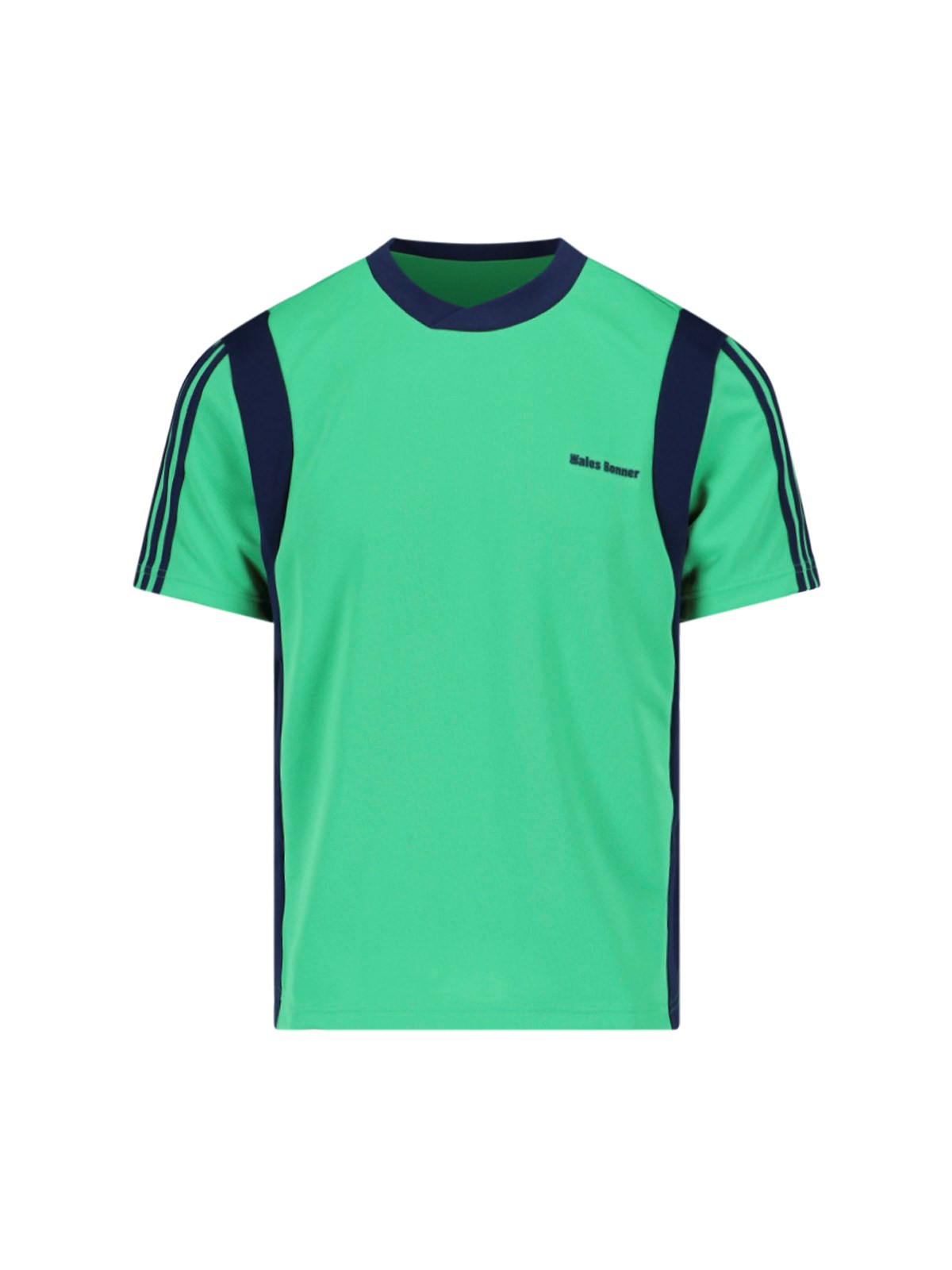 Shop Adidas X Wales Bonner Logo T-shirt In Green