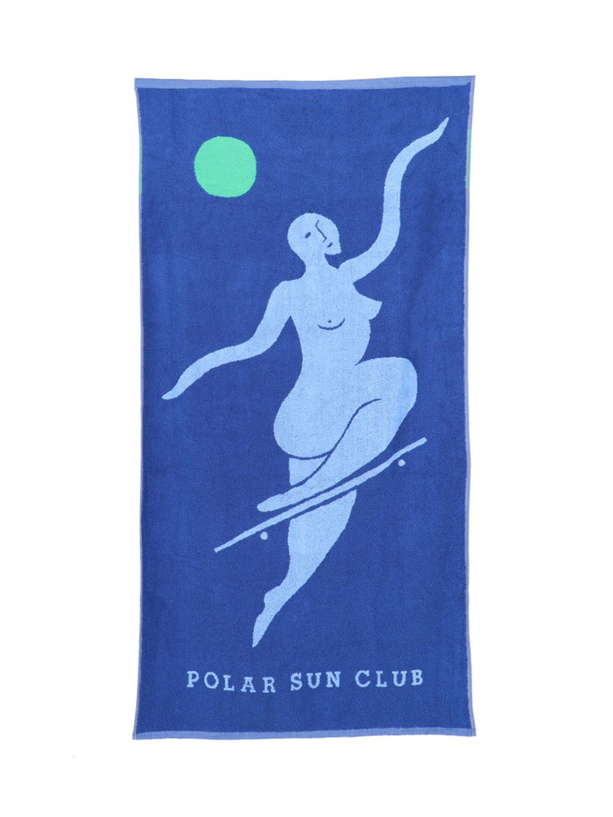 Polar Skate "no Complies Forever" Beach Towel In Blue