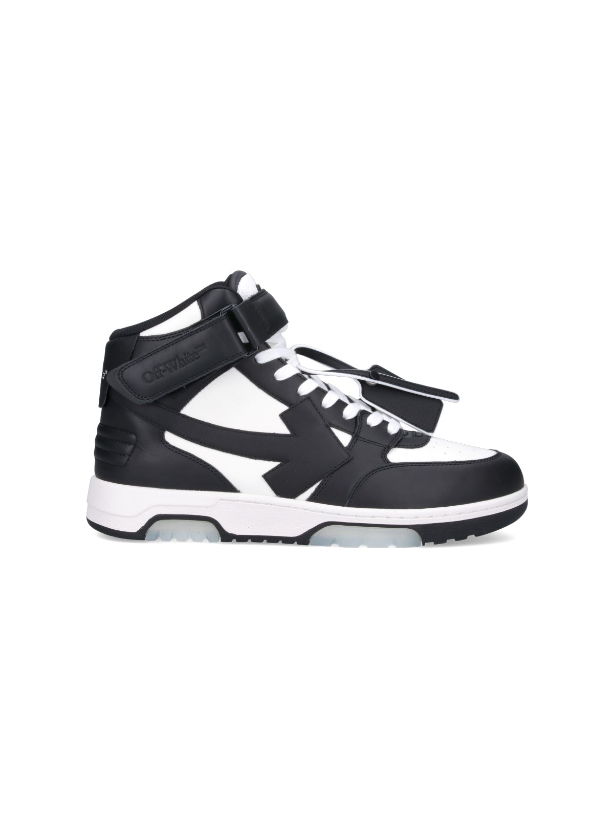 Shop Off-white Sneakers High "out Of Office" In Black  